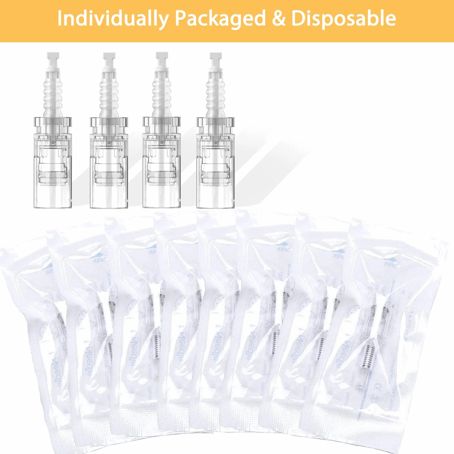 Agujas Dermapen Microneedling Nanoagujas Redondos 20 Pcs Cartucho de Substituição Baioneta