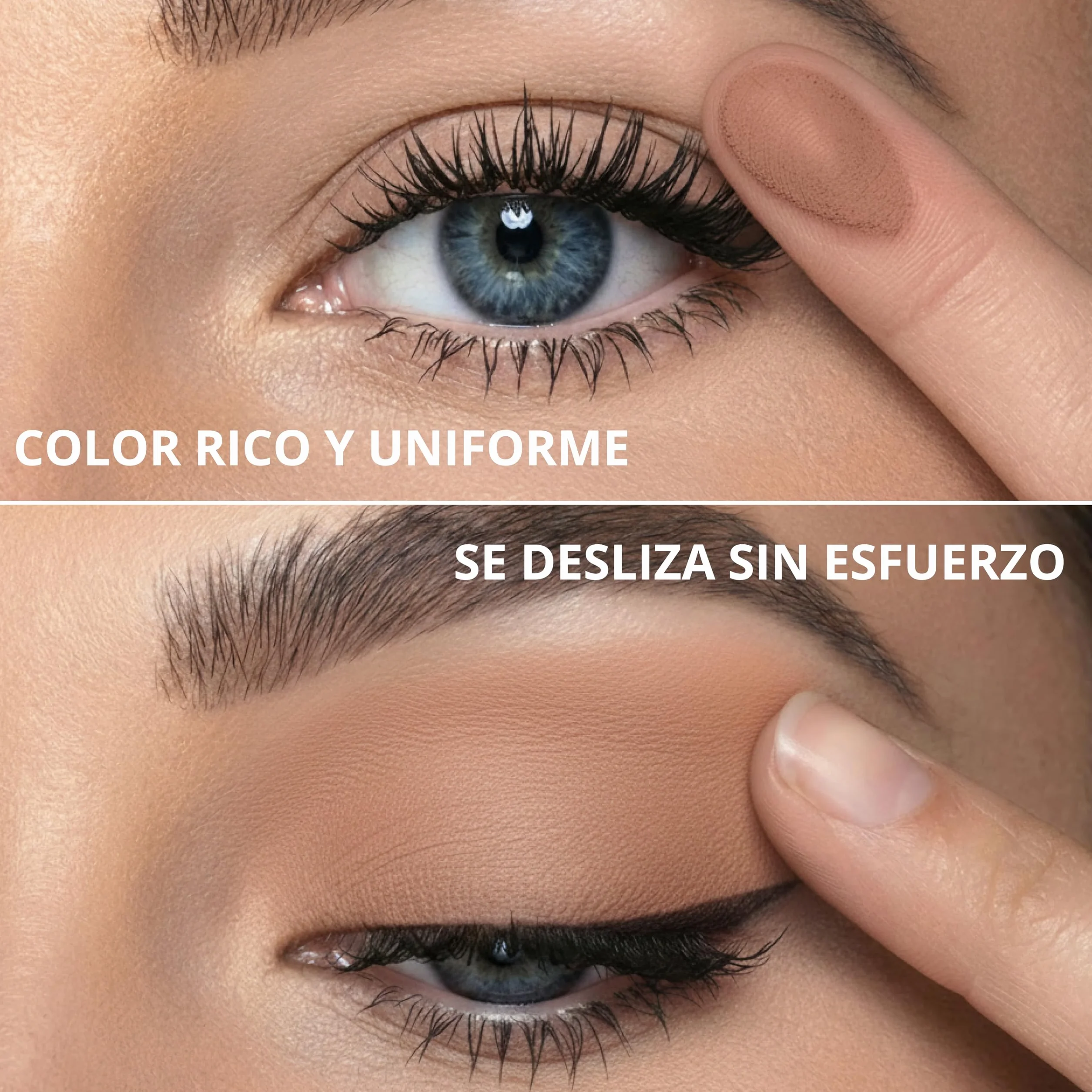 Paleta de Sombras de Ojos Profesionales 12 Colores Fríos Opacos y Brillantes Tamaño Viaje