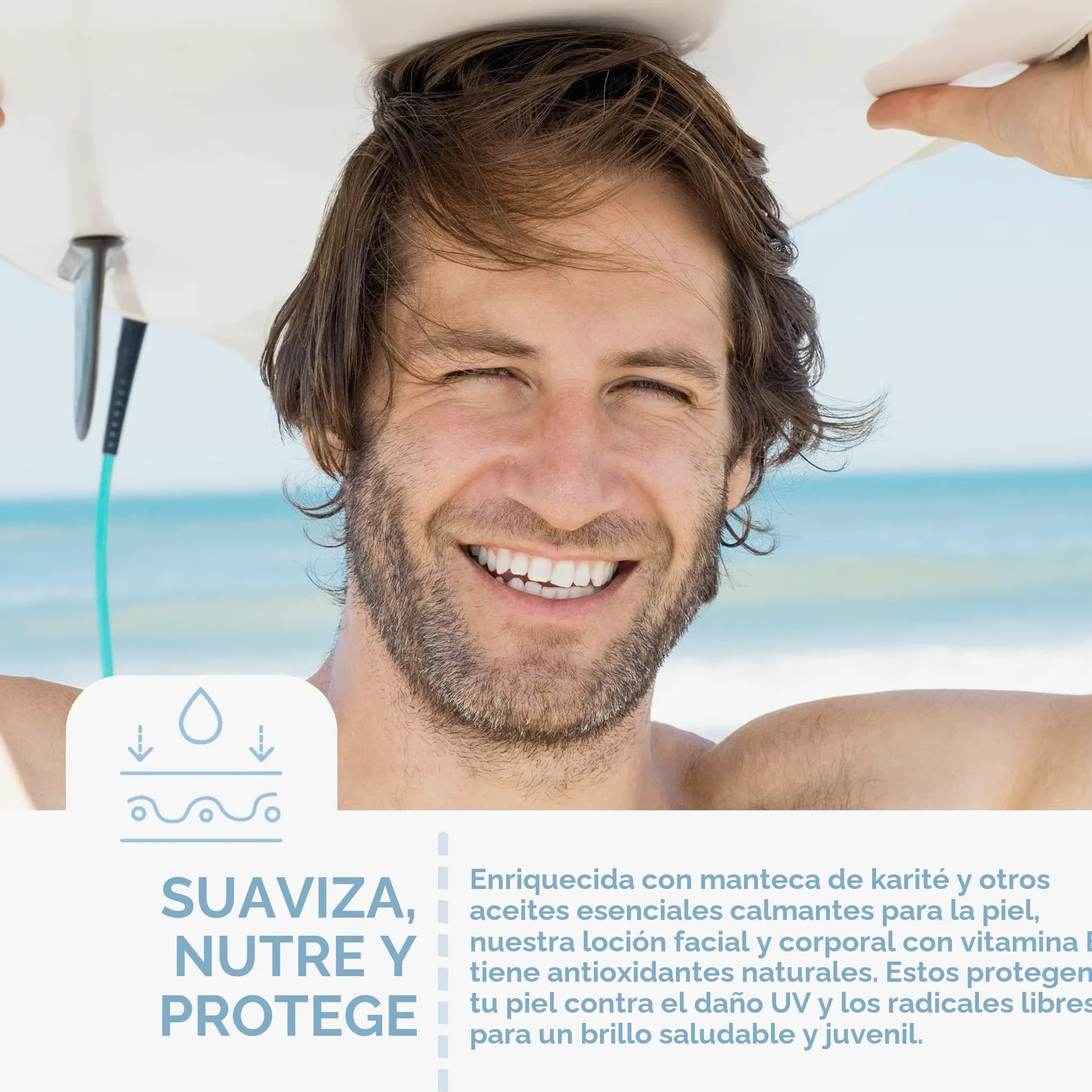 Natural Tone Organic Skincare Rosehip Aloe Loción Acondicionador e hidratante para la piel 8 oz