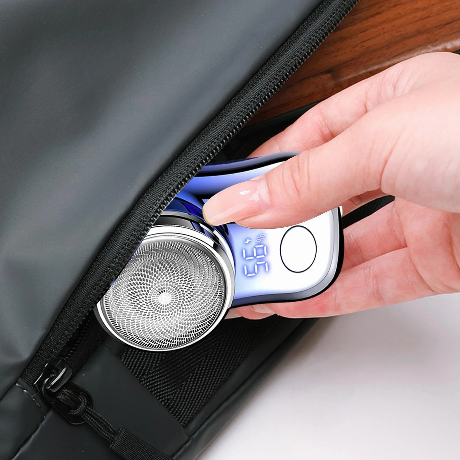 Razor Portátil - Raszor Eléctrica Portátil - Control De Tocador De Formato De Viaje | De Higiene Masculina Con Mini Hombres De Afeitar Eléctricos De Alta Potencia, Mini Storm Raazor Para Hombres