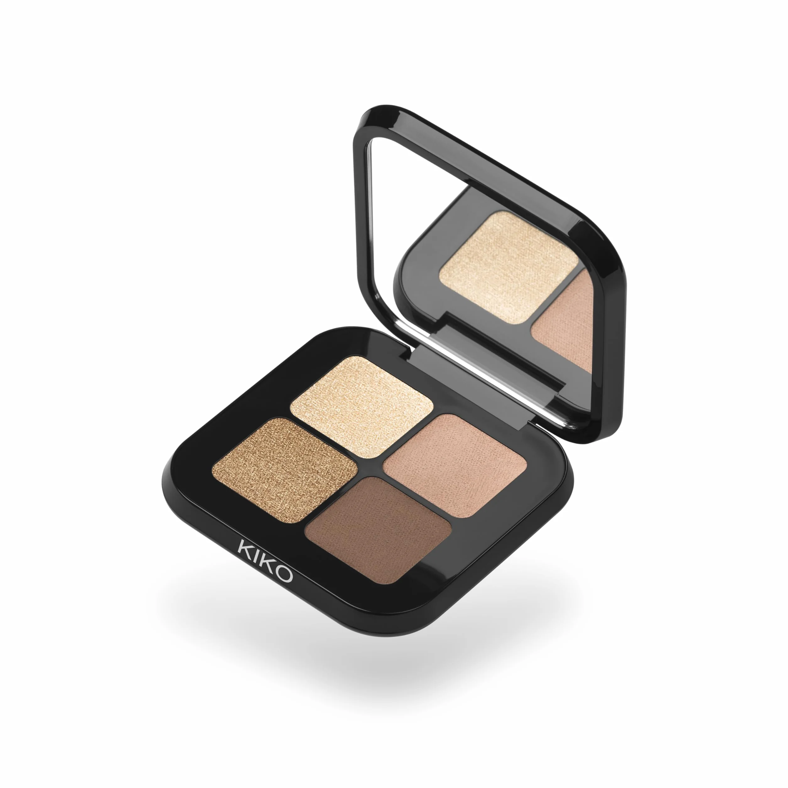 KIKO Milano Bright Quartet Eyeshadow Palette 01 Paleta 4 Sombras Ojos Cocidas