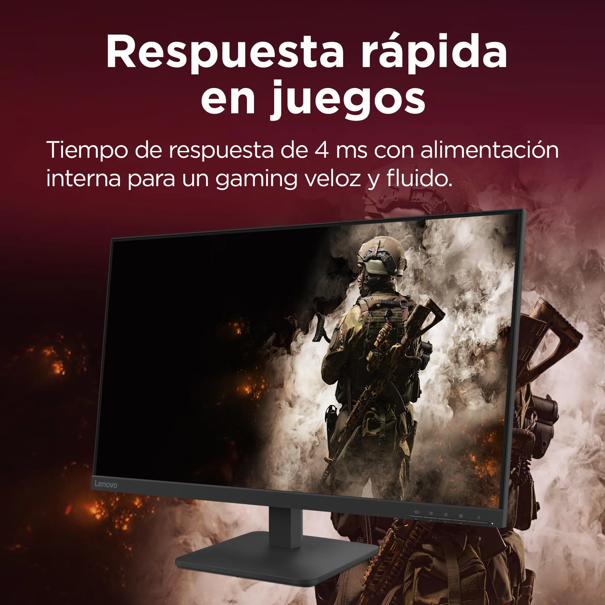 Lenovo L27-4e Monitor FHD 27" IPS HDMI VGA 100Hz 4ms 99% sRGB VESA 100mm Negro