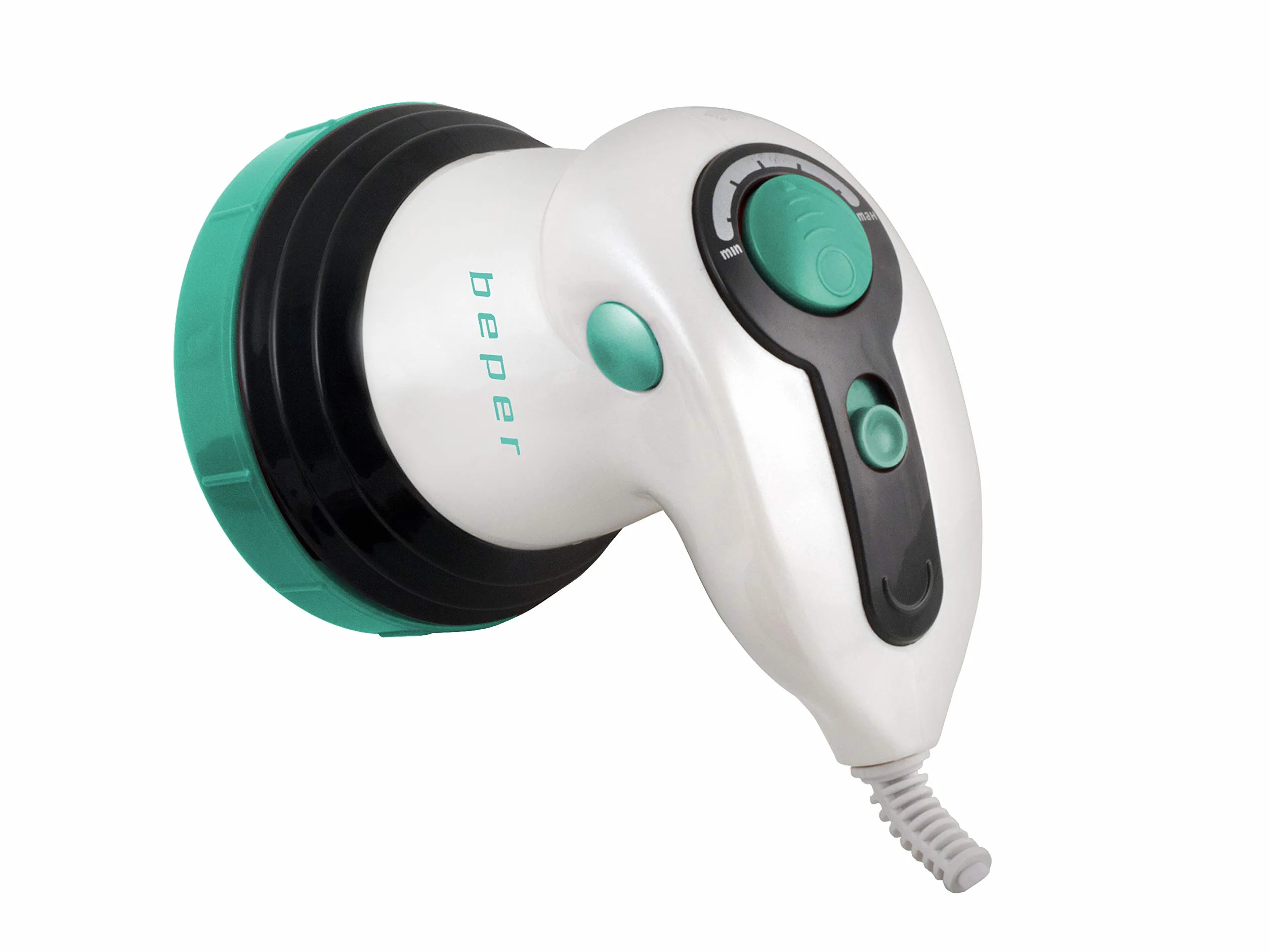 BEPER 40.500 Masajeador Anticelulítico 4 en 1 25 W Infrarrojos Triple Acción Circular Potencia Ajustable Blanco