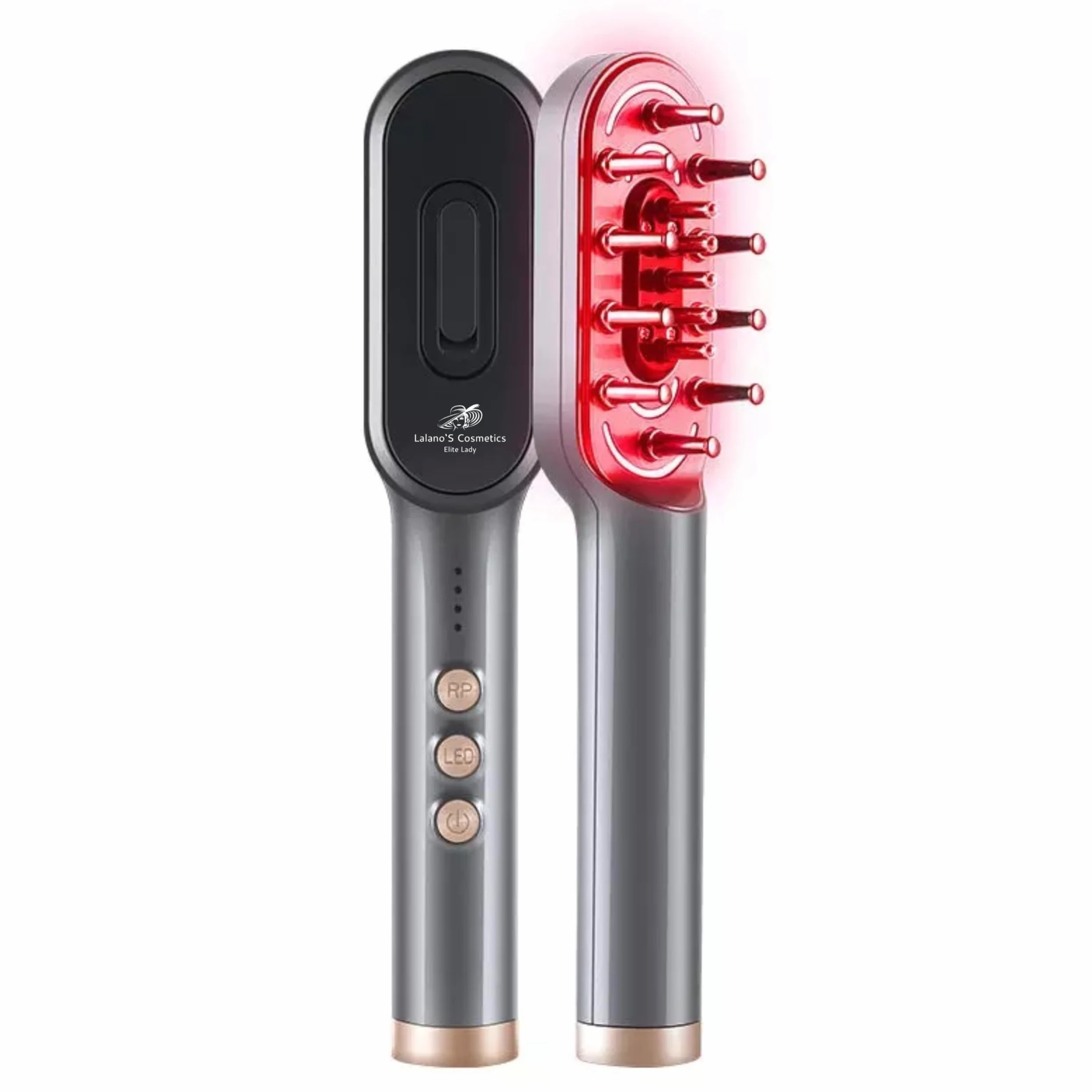 Lalano's Cosmetics Hair PowerComb, anticaída del cabello, cepillo LED, dispositivo antienvejecimiento, masaje de cabeza, peine para el crecimiento del cabello, cepillo para el cabello