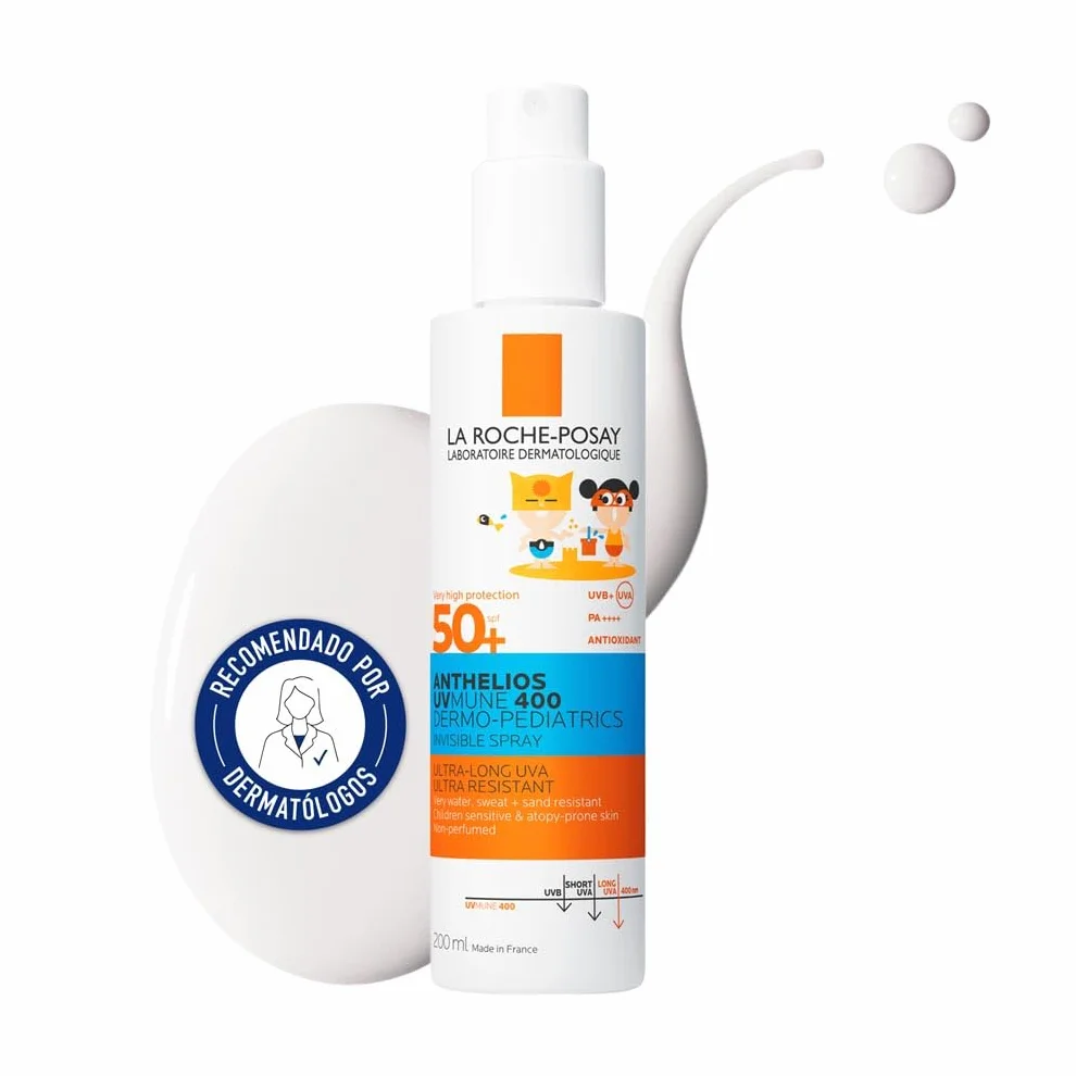 La Roche Posay Anthelios UV-MUNE 400 Dermo-Pediatría Protector Solar SPF50+ Spray Invisible Niños 200 ml