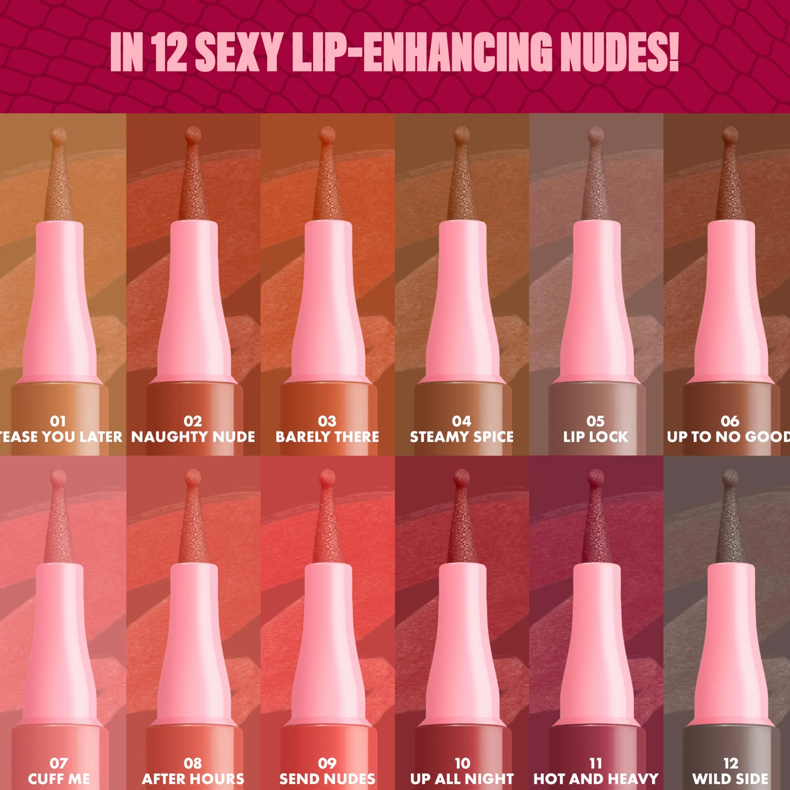 NYX Professional Makeup Lip Lingerie Liner Stain Delineador de Labios Waterproof After Hours