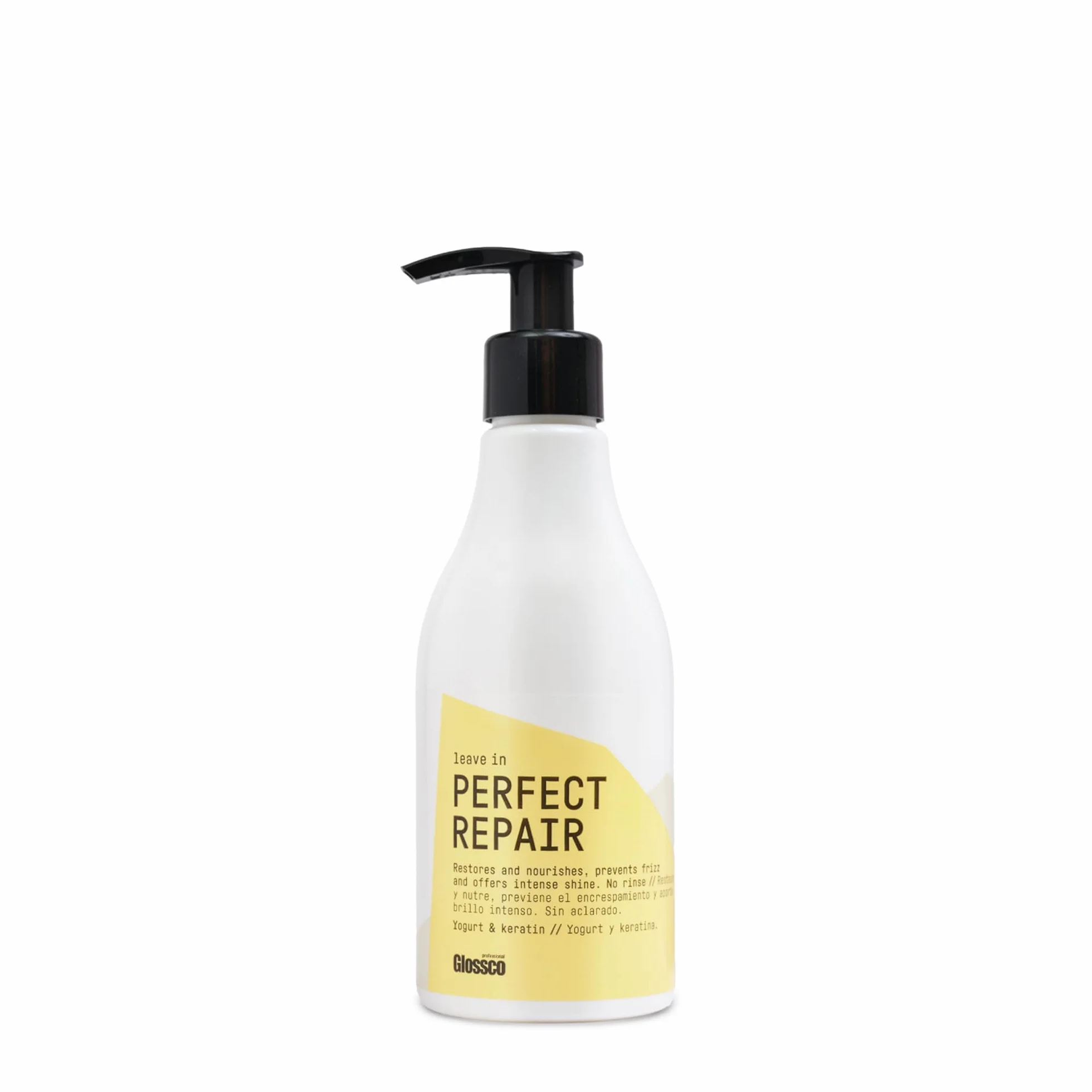 GLOSSCO PROFESSIONAL Leave In Perfect Repair 250 ml Yogurt Keratina Antiencrespamiento Cabello