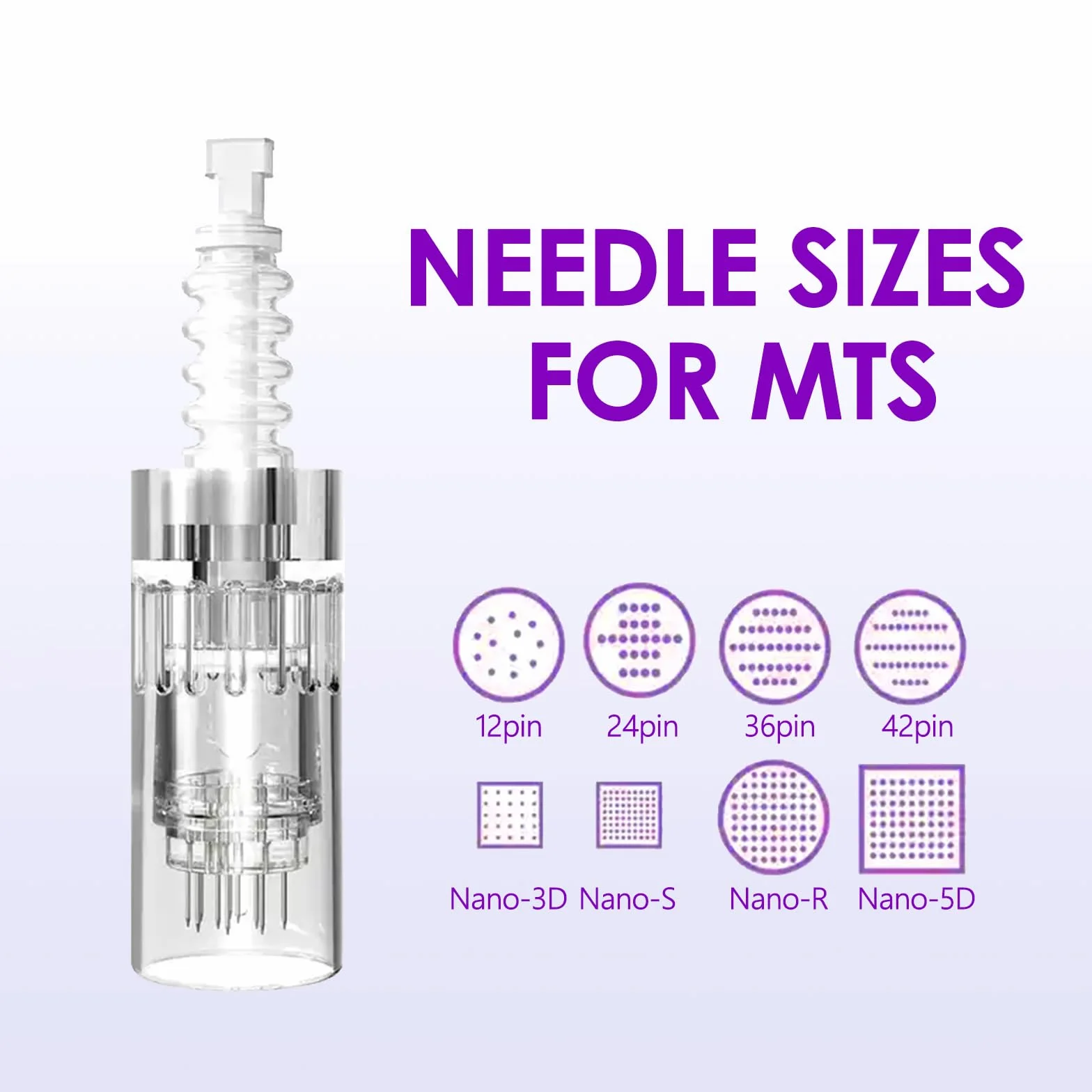 Dr. Pen Cartuchos Desechables 12 Pins para Microneedling, Compatibles con Modelo A10, 15 Pcs