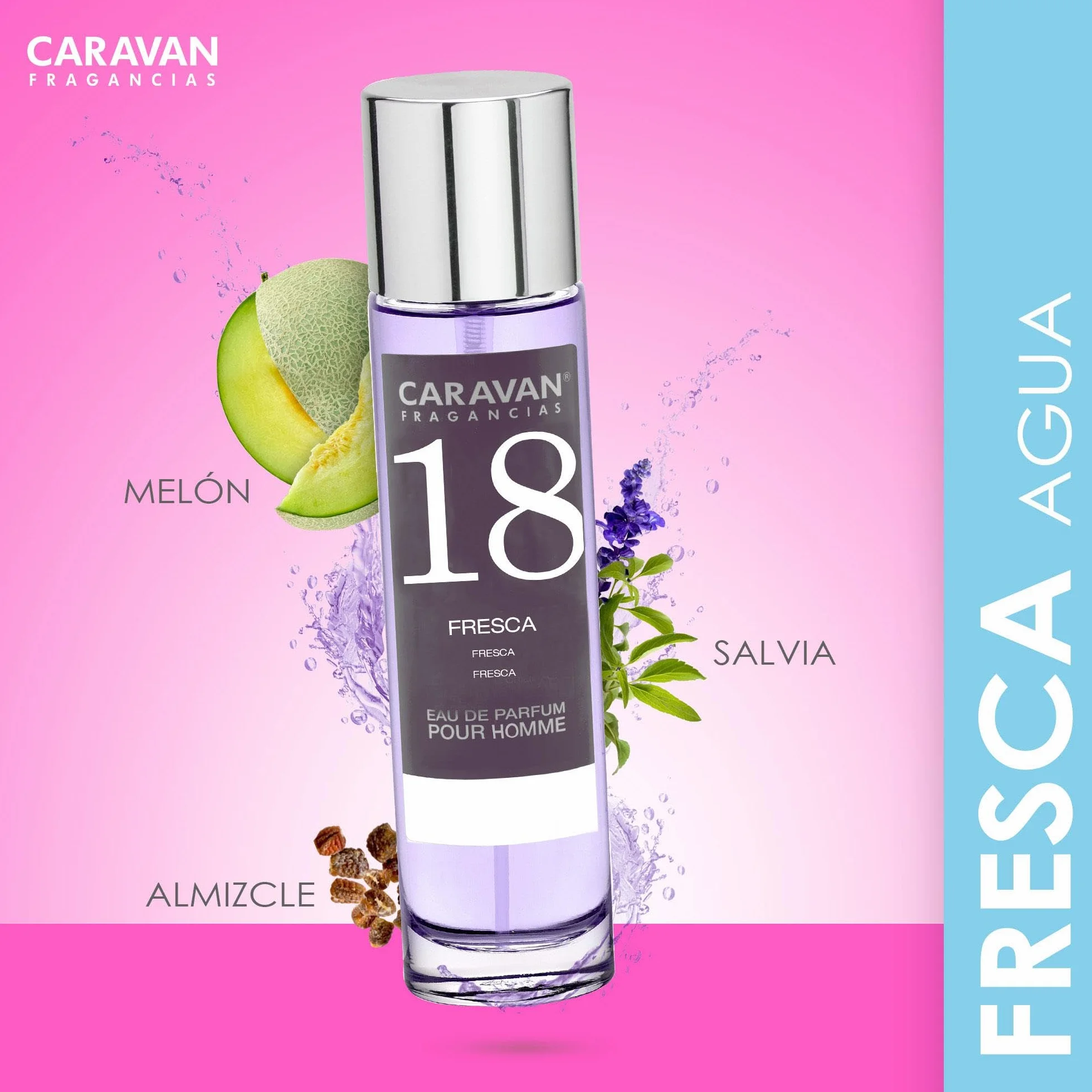 Caravan Perfume de Hombre Nº18 150 ml Set 10 Viales Fragancias Masculinas