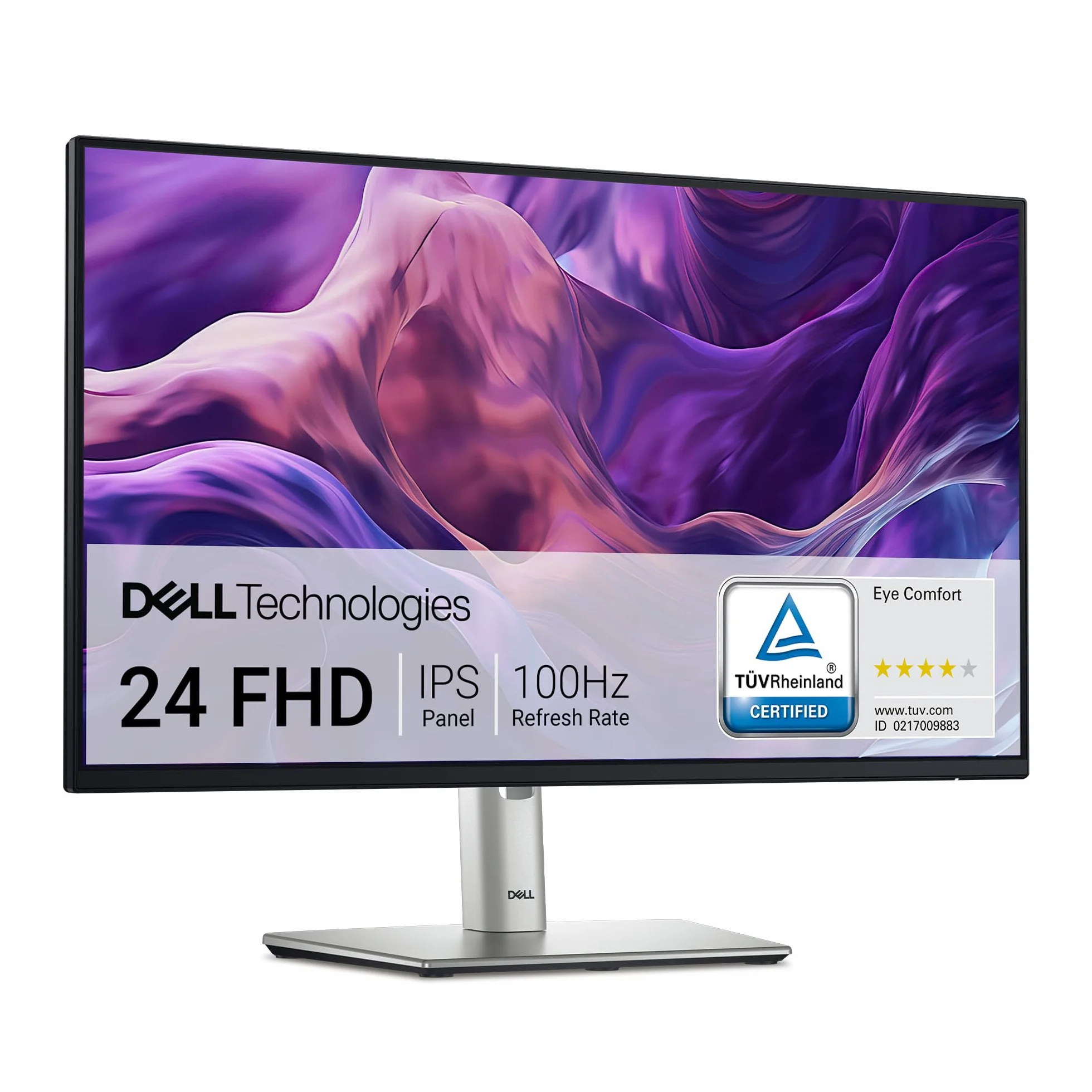 Dell P2425H 24" Full HD 1920x1080 Monitor 100Hz IPS 5ms 99% sRGB USB-C DisplayPort HDMI VGA Negro