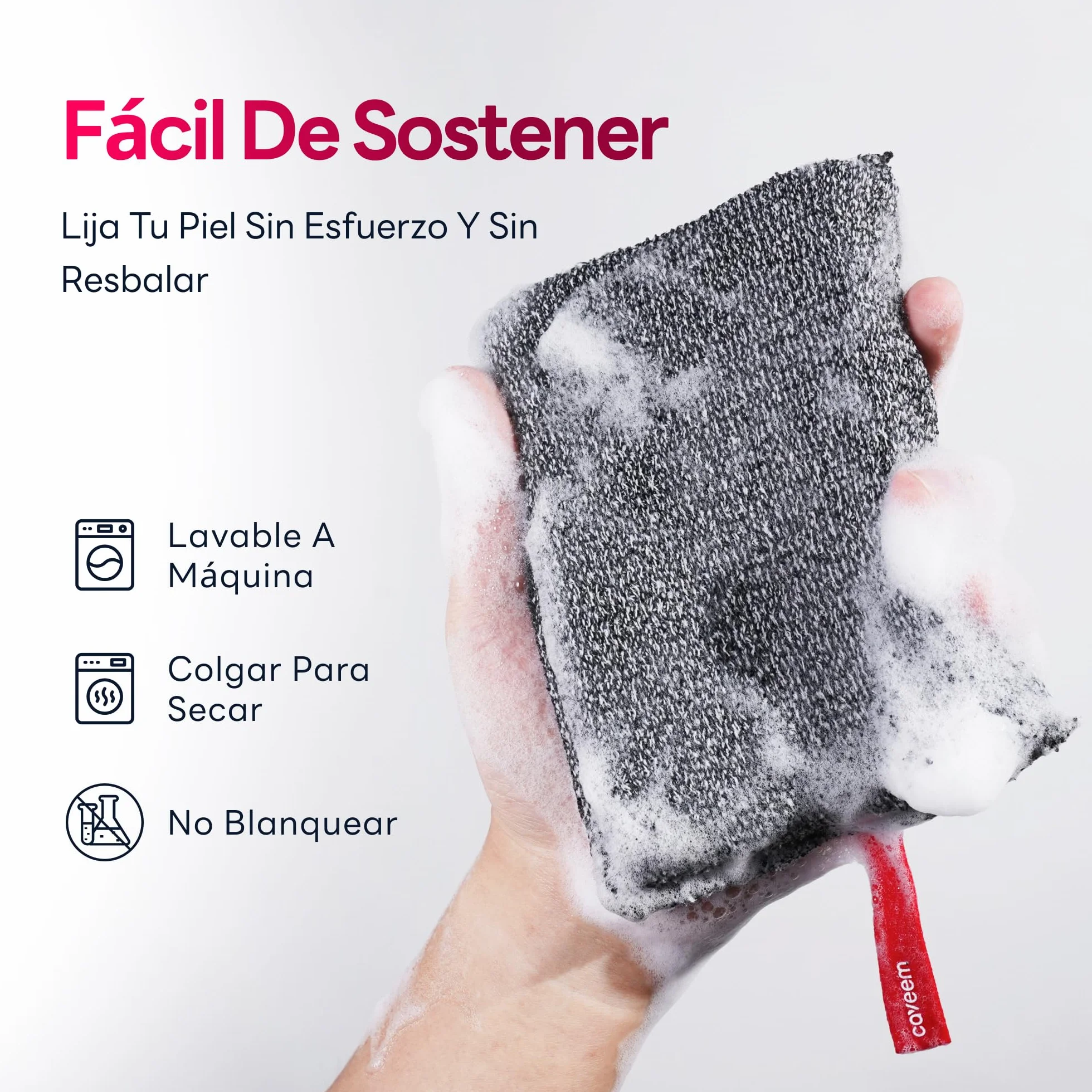 Esponja Exfoliante Corporal 2pcs para Baño y Ducha