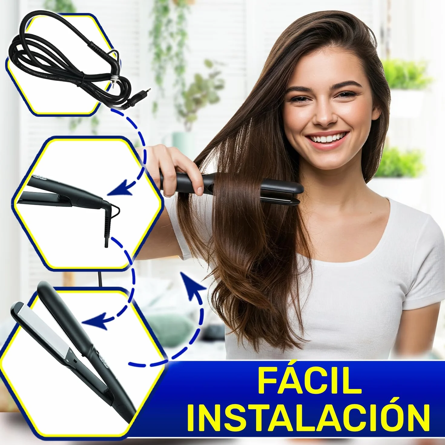 Cable Plancha Pelo Rowenta Express Style SF1810C0 SF1810F0 SF1815F0 SF1920F0