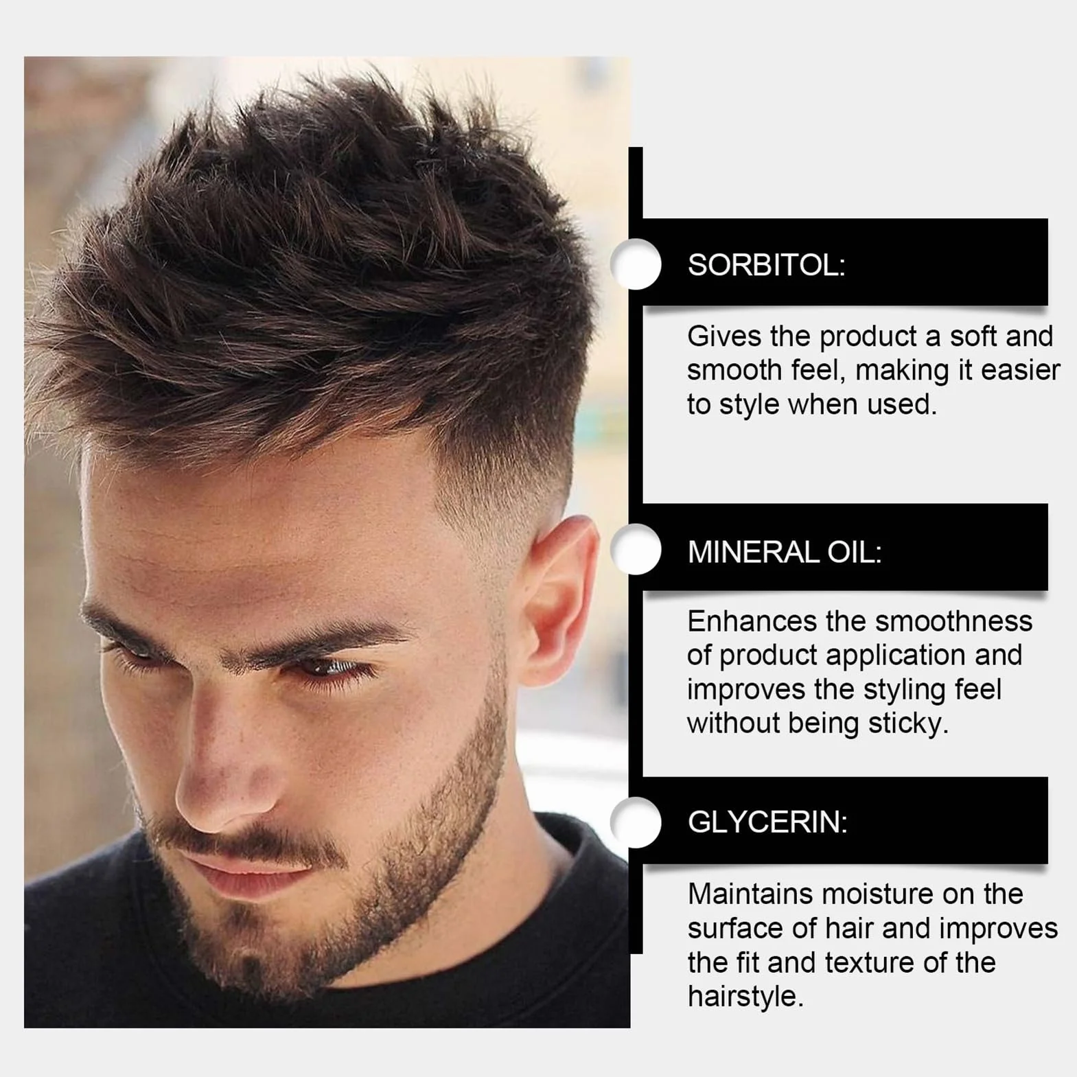 Hair Clay Strong Hold Matte Finish 100 g Lightweight Formula All-Day Styling No Greasy Texture