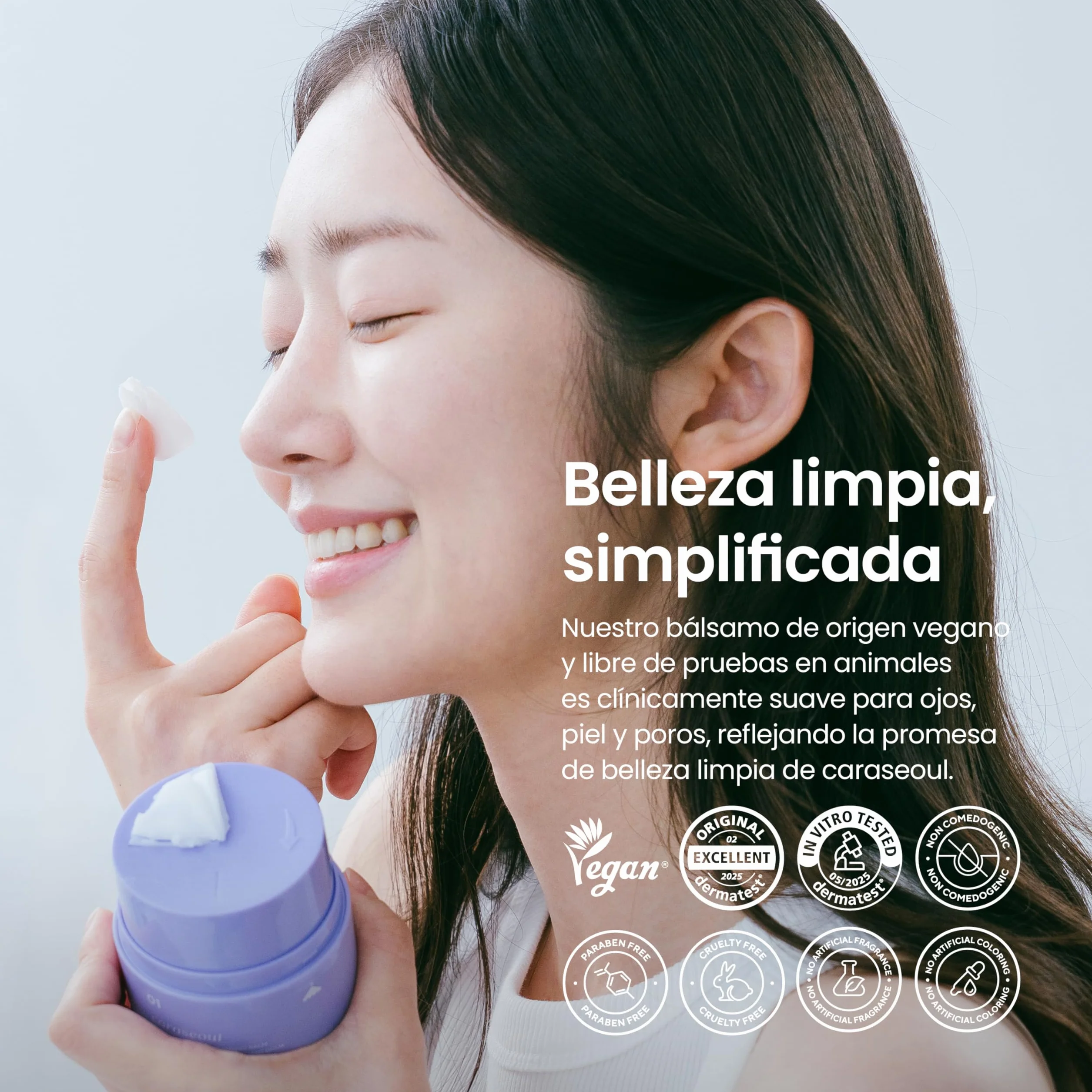 caraseoul Gentle Grinding Bálsamo Limpiador Desmaquillante Facial Waterproof BHA Ácido Salicílico Bakuchiol Skincare Coreano Vegano 50mL