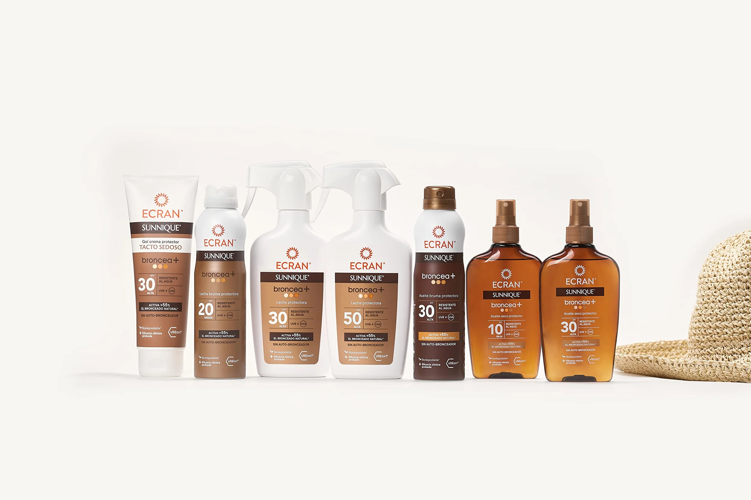 Sunnique Bruma Aceite Protector FPS 30 UVB UVA IR-A Resistente al Agua Pure Bronze VitEox 80 Bronceado Natural 250 ml