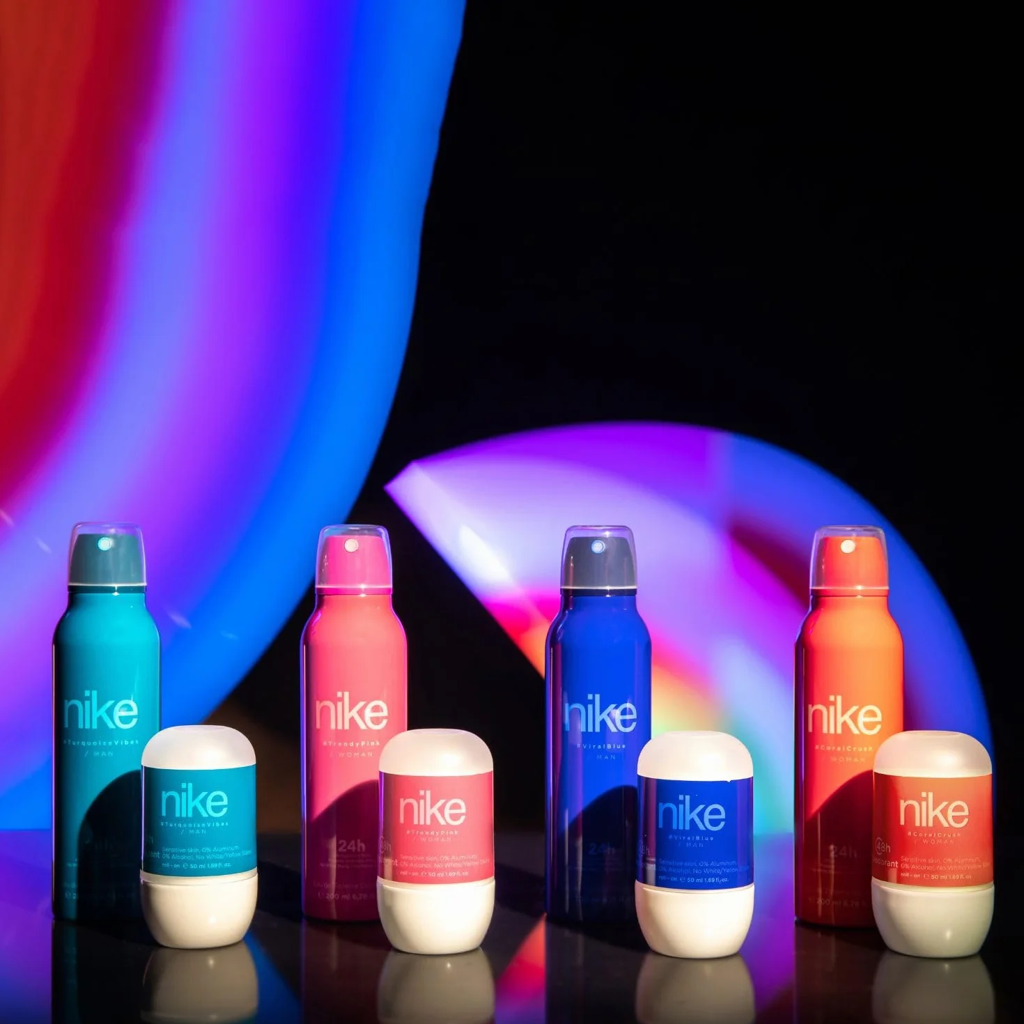 NIKE Colonia 100 ml + Desodorante en Spray 200 ml Estuche de Regalo Hombre Eau de Toilette Aroma Cítrico Afrutado