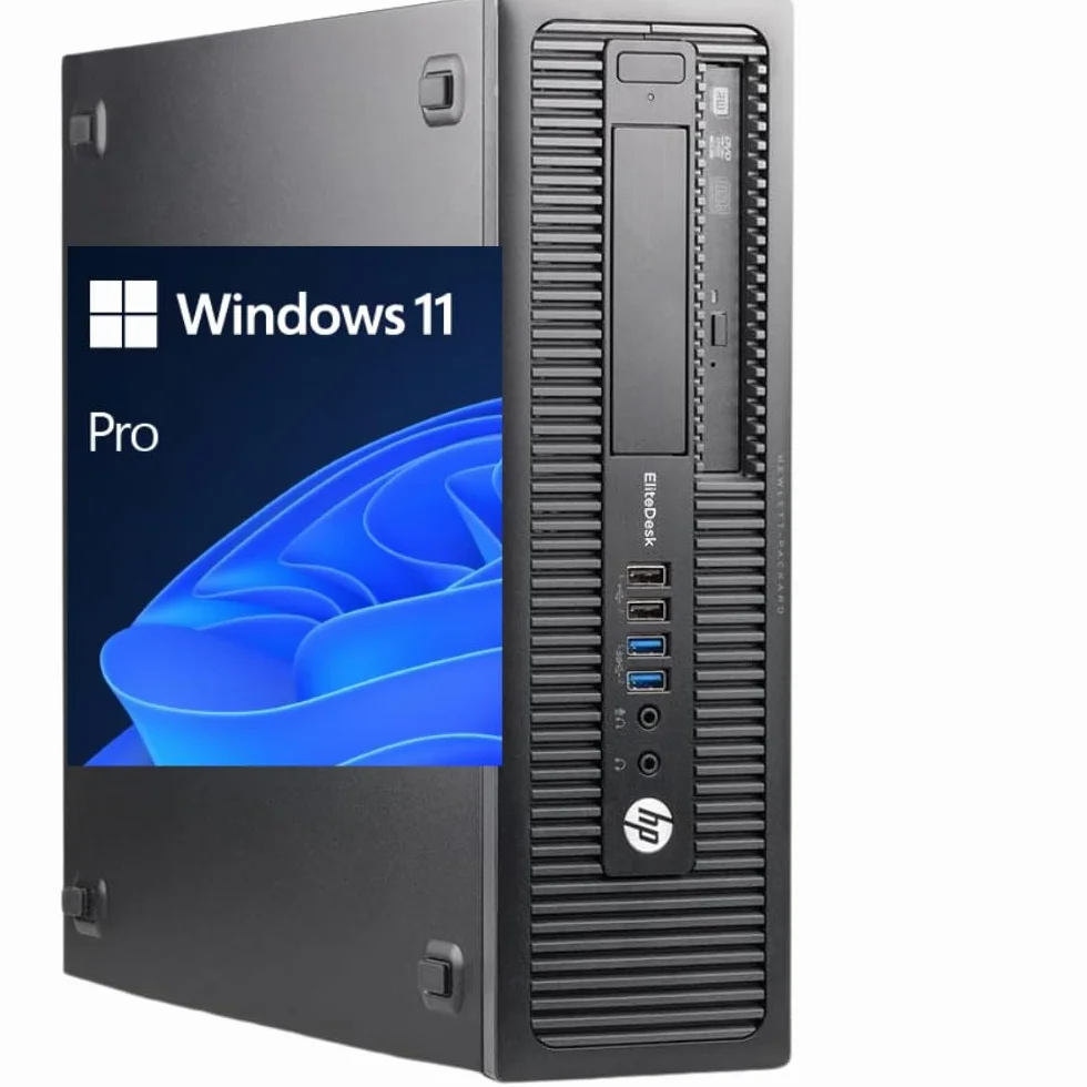 HP EliteDesk 800 G1 Intel Core i5-4570 3.2 GHz 16 GB RAM DDR3 SSD 240 GB Windows 11 Pro Reacondicionado