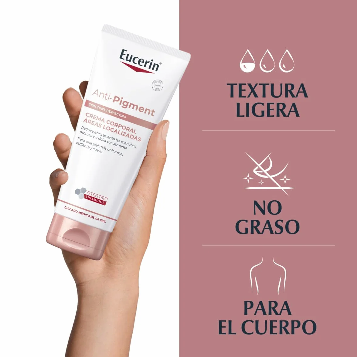 Eucerin Anti-Pigment Loción Corporal 200 ml Crema Exfoliante Regeneradora con Thiamidol Antimanchas Hiperpigmentación