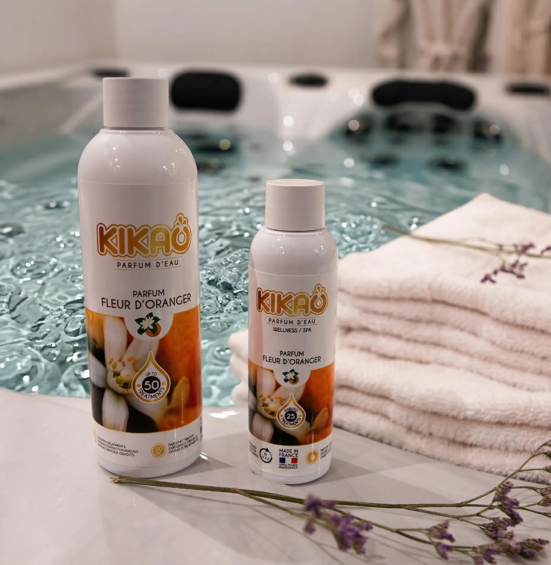 KIKAO Perfume para spa y piscina Flor de naranjo 125 g