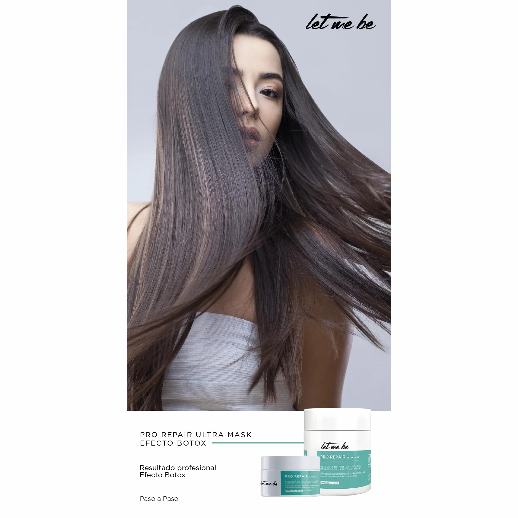 BTX Pro Repair Btox Capilar Profesional Orgánico de Un Solo Paso Tratamiento Reductor de Volumen y Anti-Frizz Sin Formol 500g