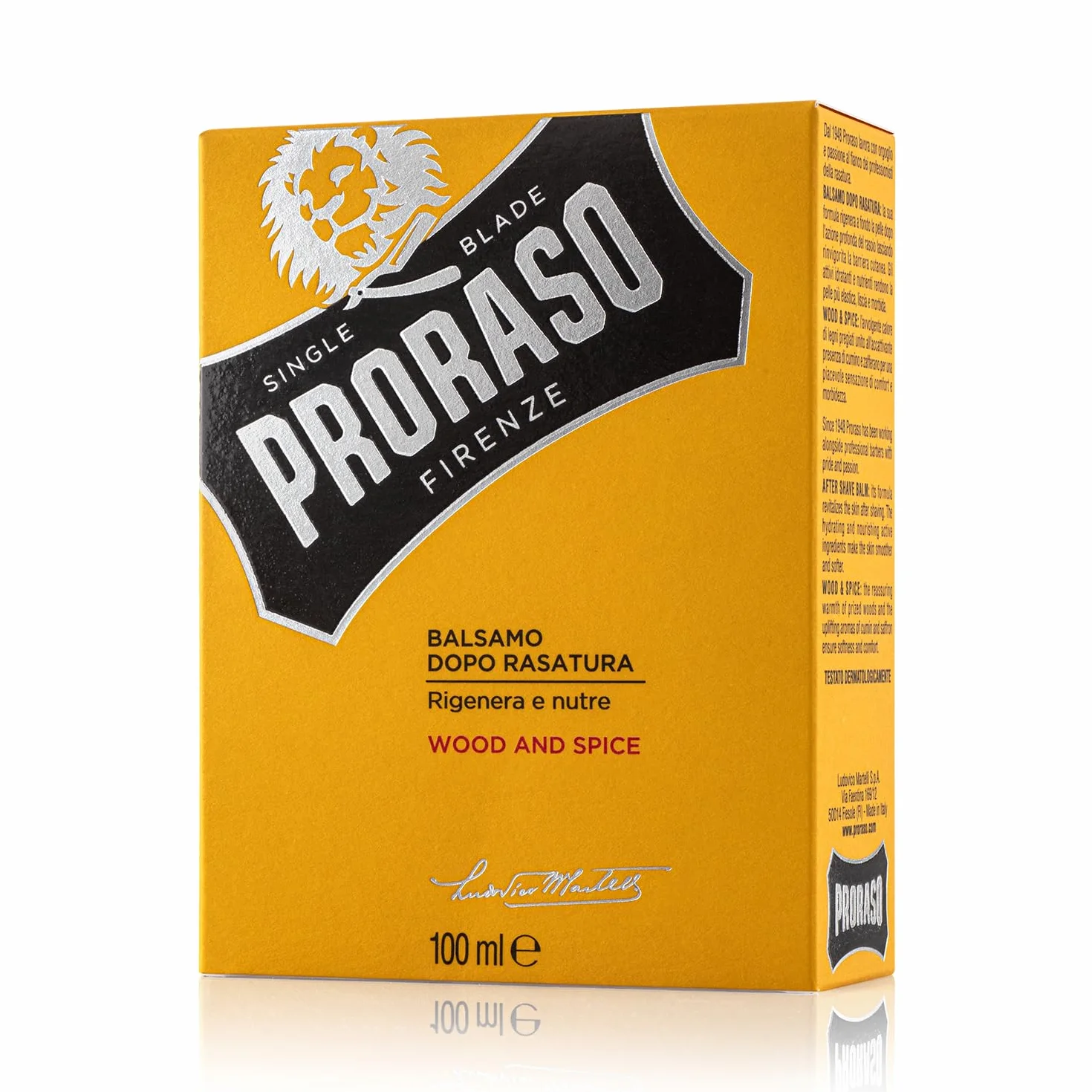 Proraso After Shave bálsamo 100 ml aroma madera especias