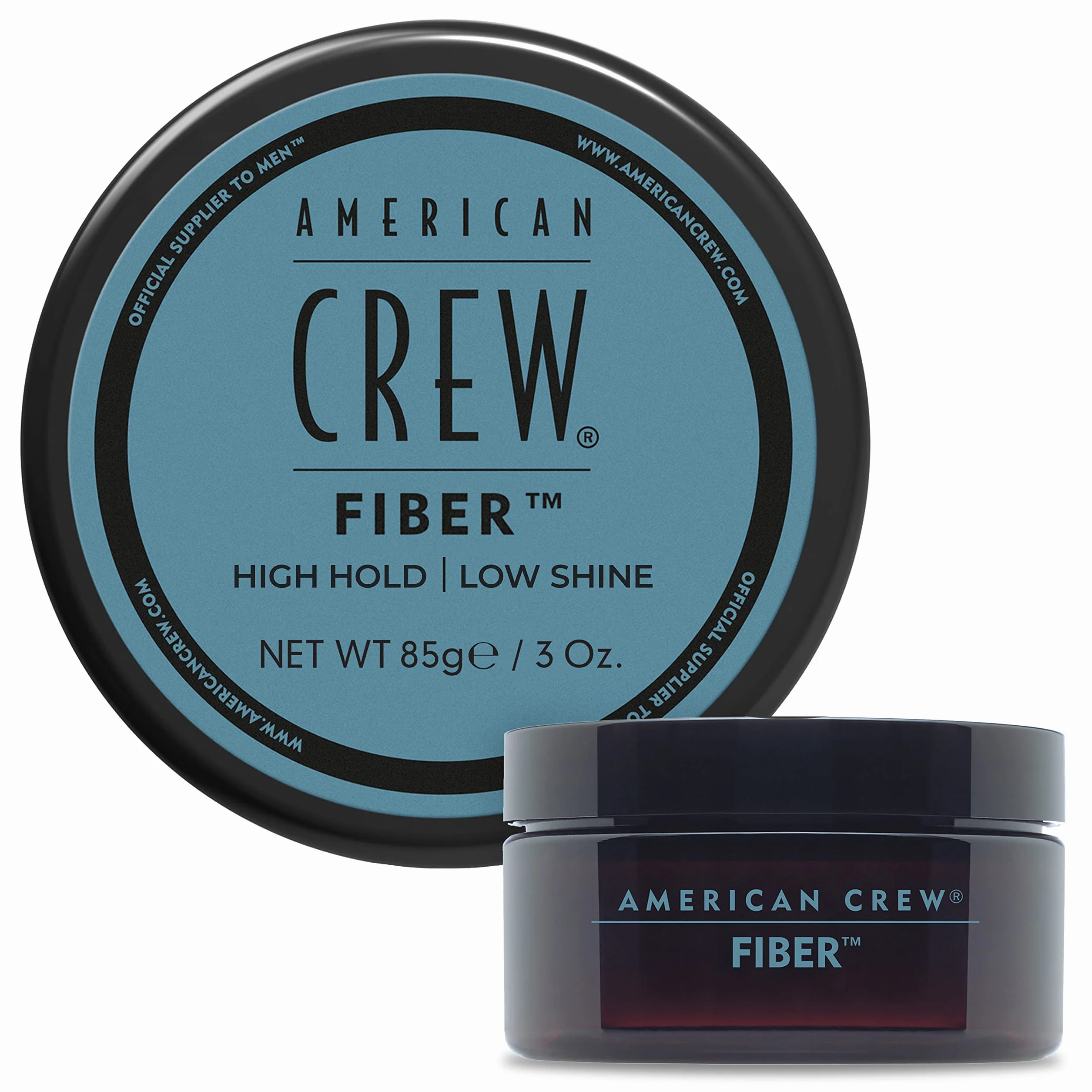 American Crew Fiber Cera para el Pelo Hombre Fijación Fuerte Flexible Moldea Brillo Pelo Corto