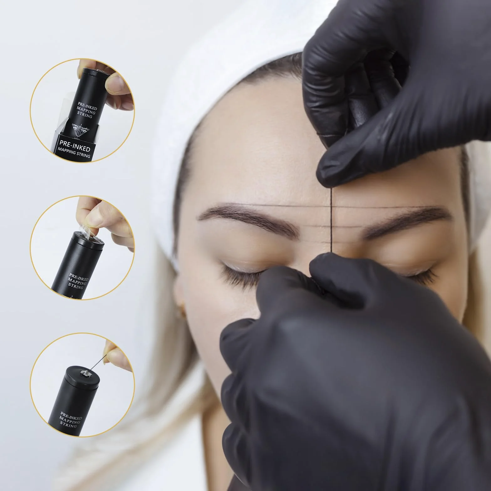 TATELF S20 Máquina de Microblading Inalámbrica – Rotulador Recargable con 10 Agujas – Kit para Cejas Ombre Powder Brows, Labios y Eyeliner Microshading