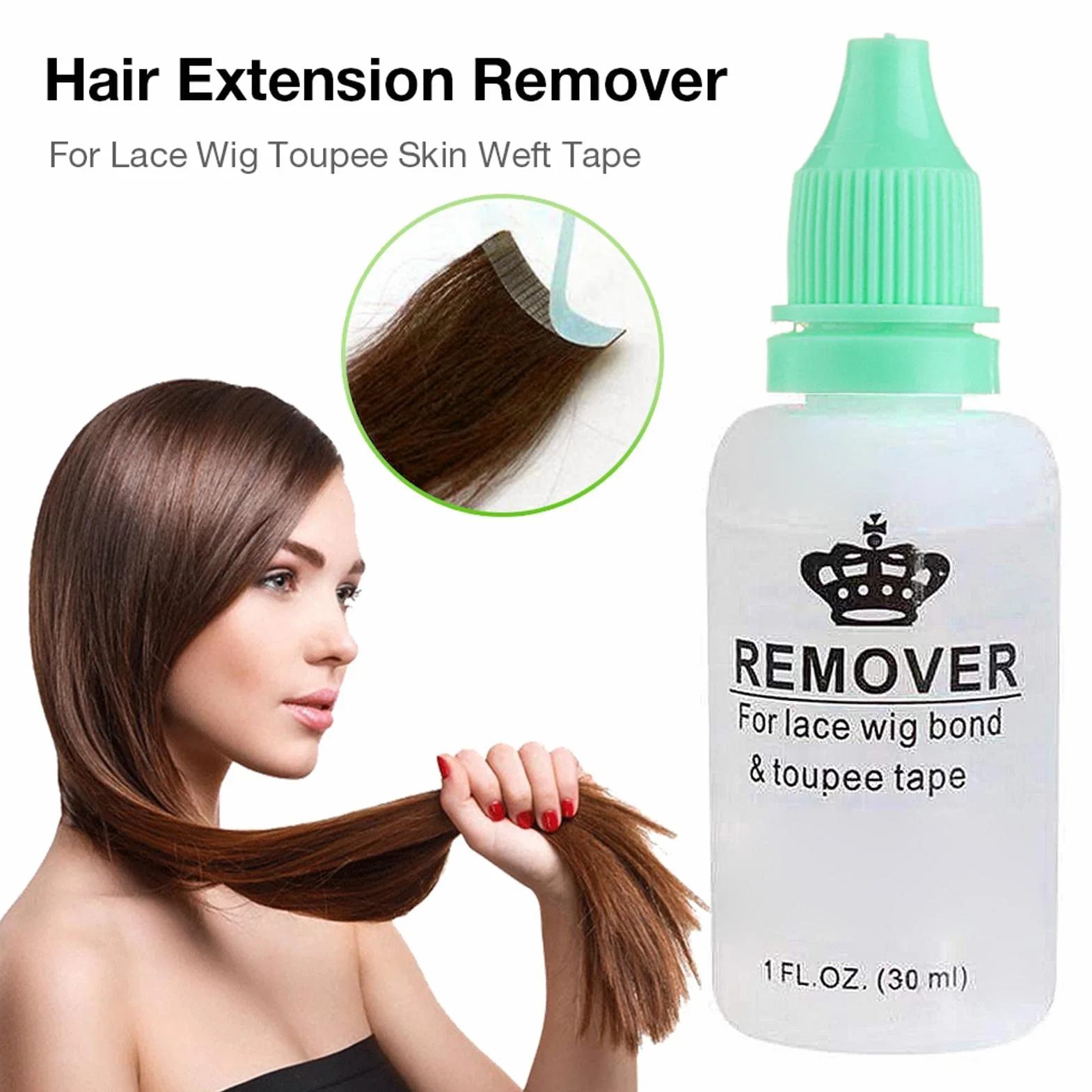 Super Hair Bond Removedor 30ml, Cinta Adhesiva para Encaje Peluca y Extensiones