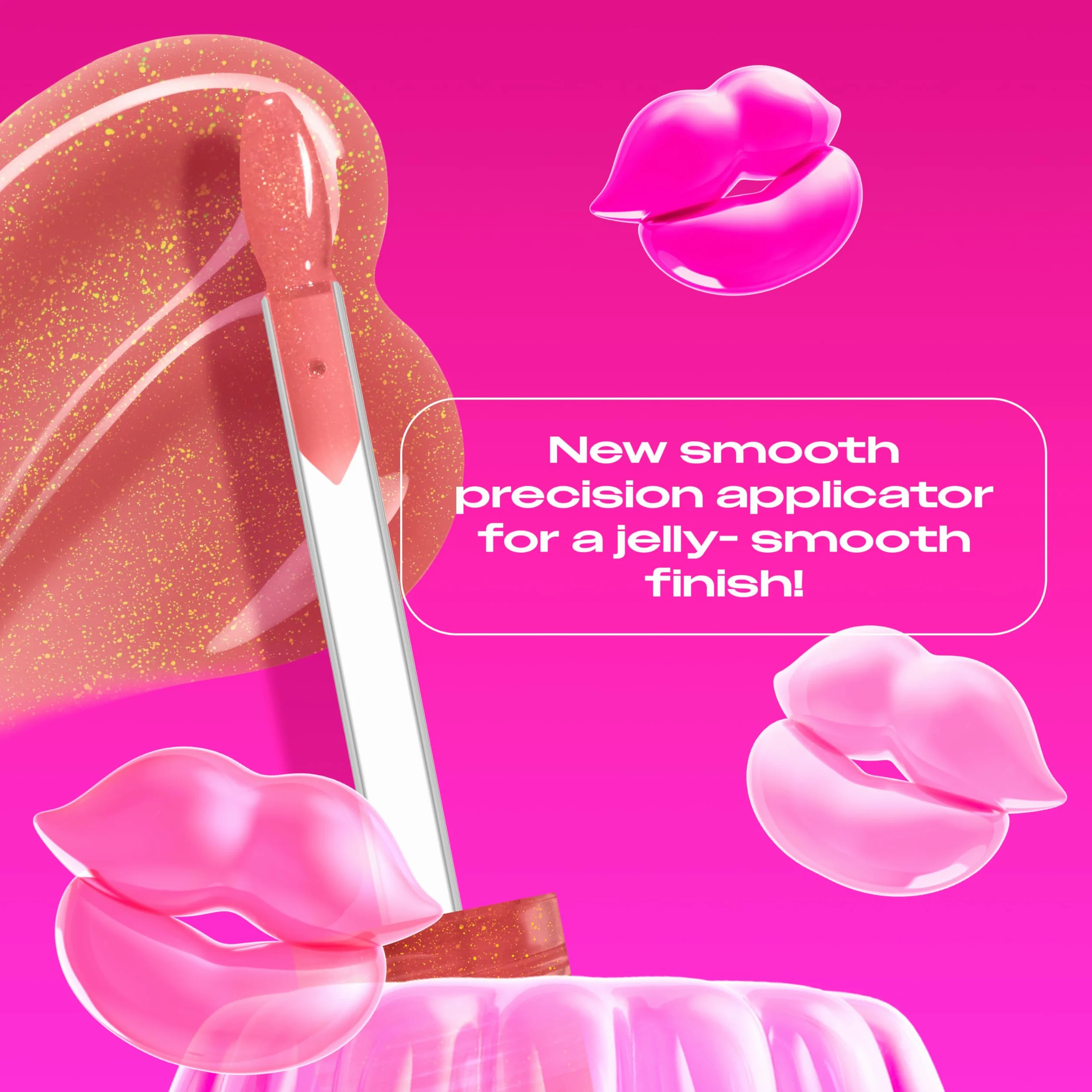 NYX Professional Makeup Jelly Job Brillo de Labios, Tono: Honey, It's Jelly