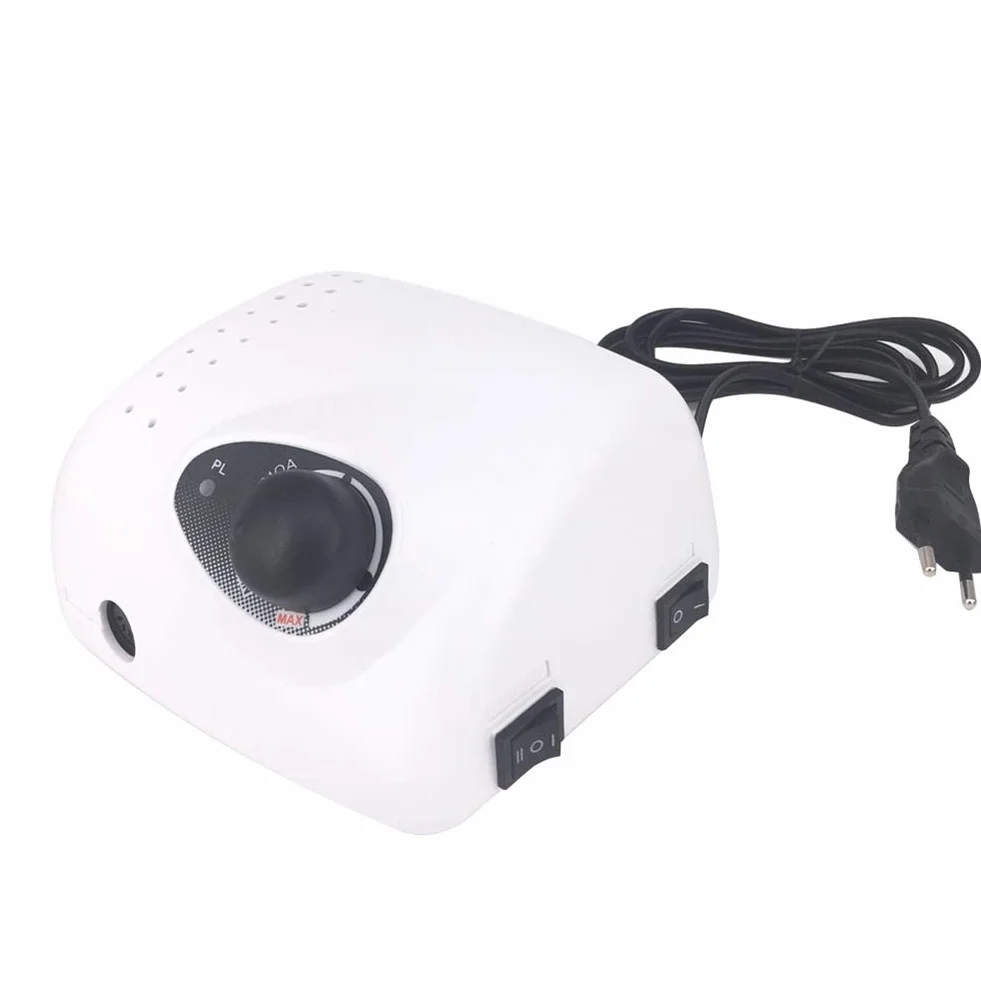 65W Fuerte Poder Torno Uñas 35000RMP Eléctrico Lima de uñas Máquina Amoladora Pulidora Equipo Manicura Pedicure Herramienta para Acrílicos Uñas Art Tijeras