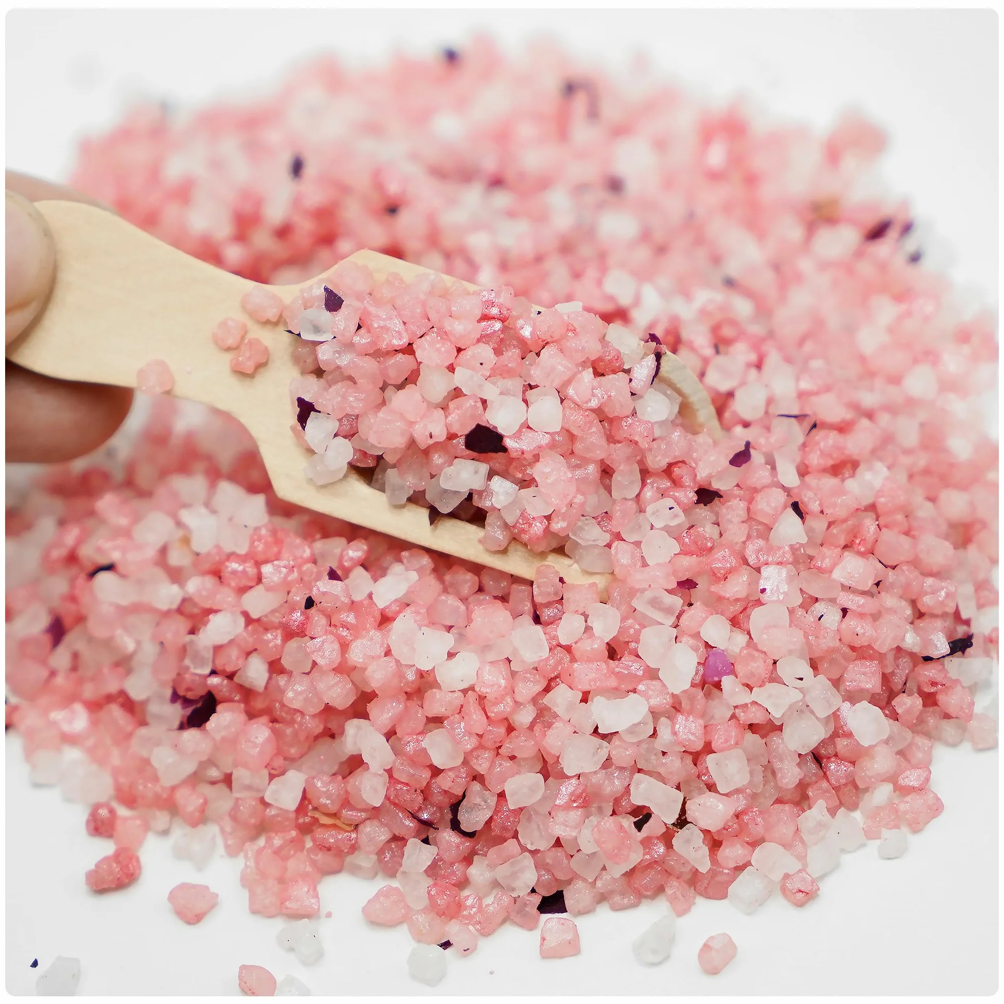Juego de regalo de sal de baño, juego de spa de aromaterapia relajante para mujeres, 80 g, regalos de autocuidado para mamá, regalos de cumpleaños para el día de la madre, con sal marina Nat