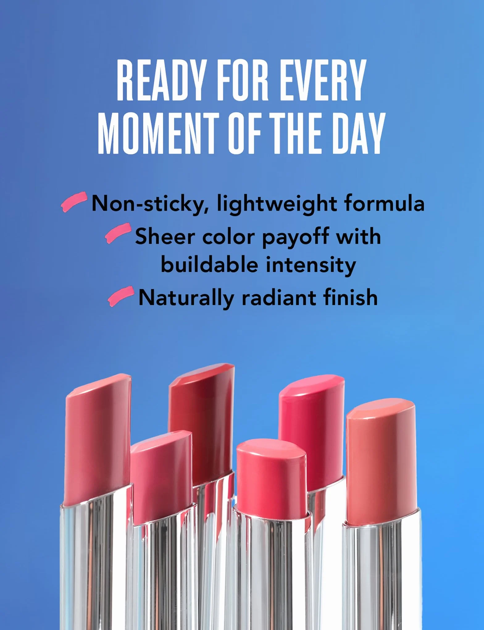 Flormar Sheer Up Lipstick Hidratante Larga Duración Color Natural Brillo Ligero 002 So You