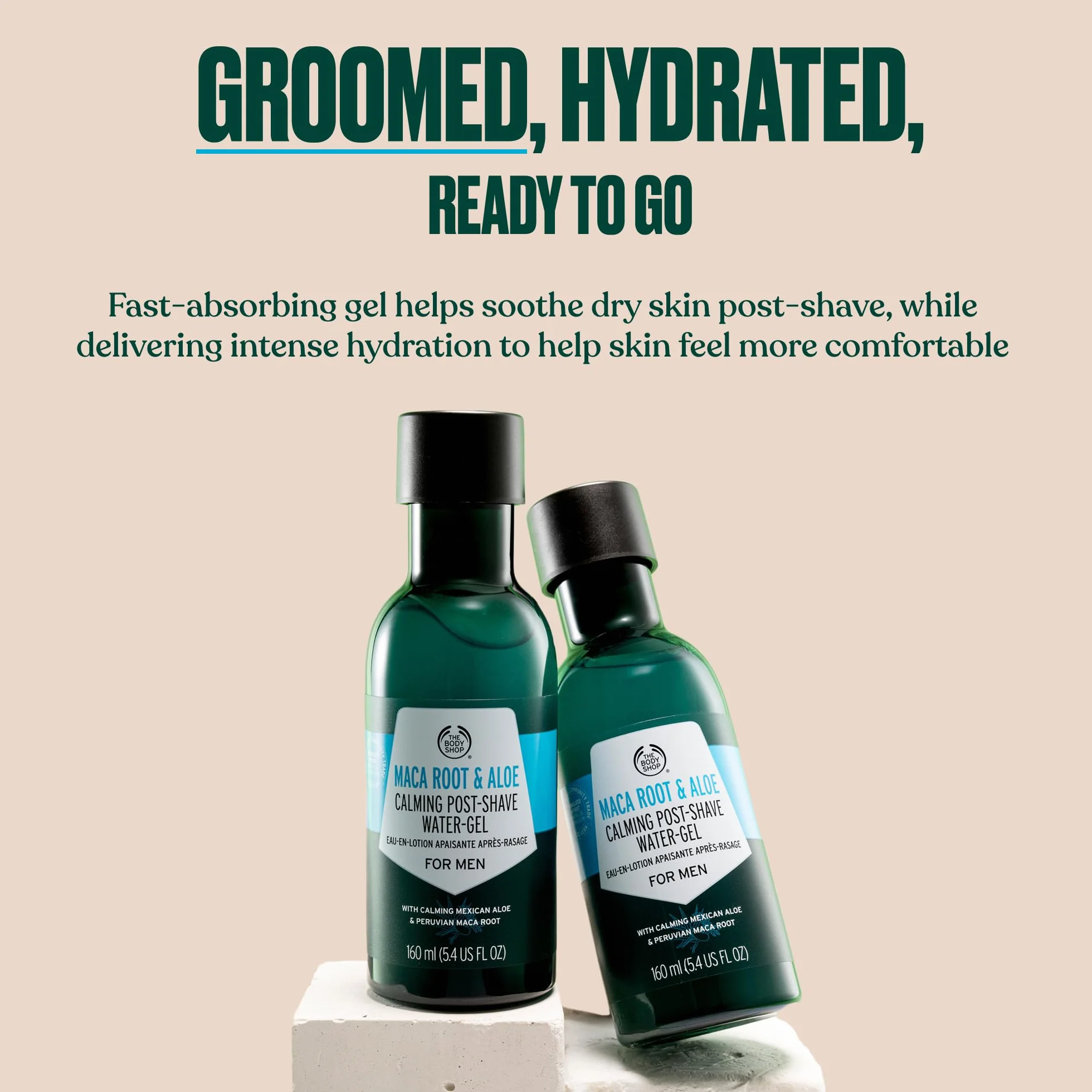 The Body Shop Maca Root & Aloe post-afeitado Gel de agua 160ml