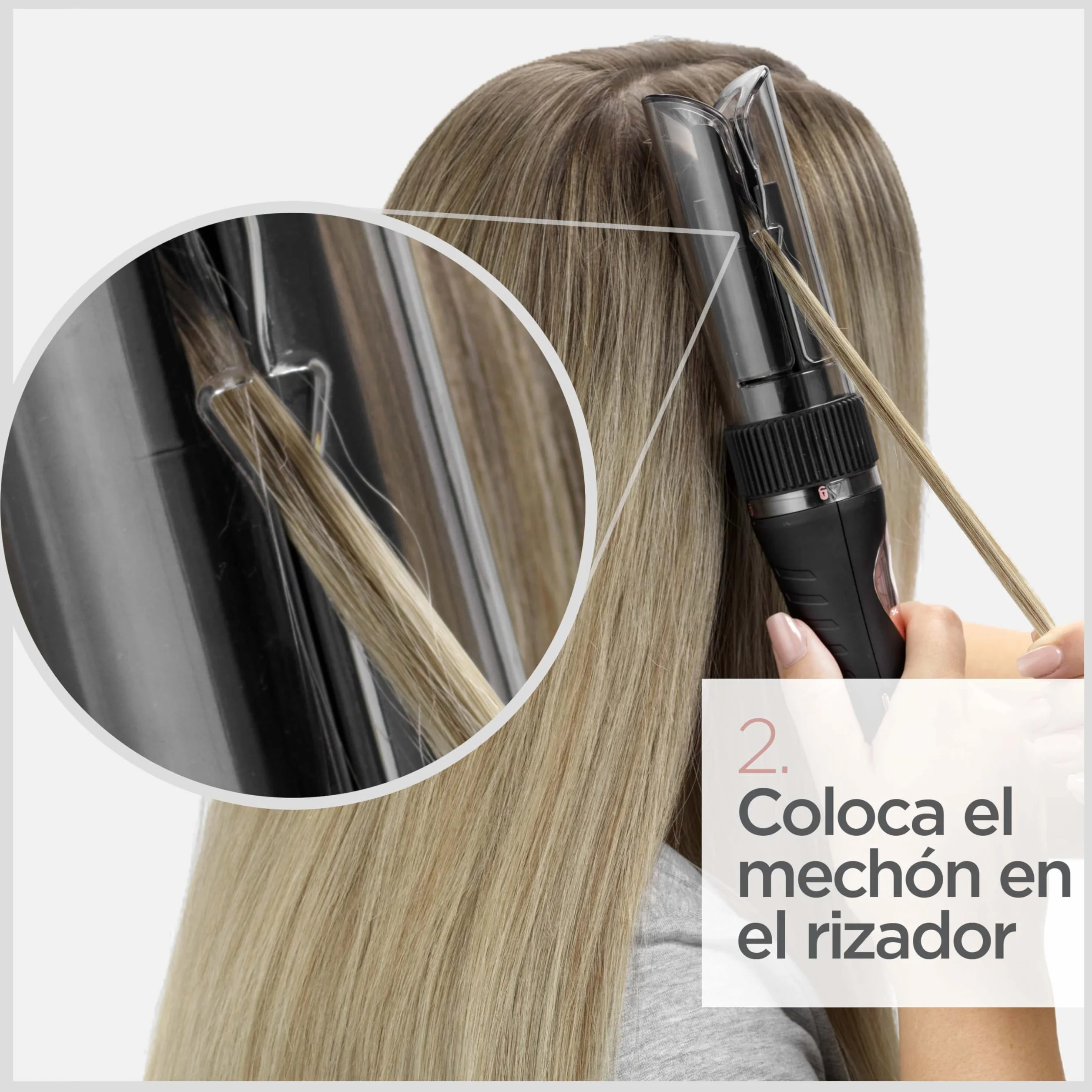 BaByliss Curl Secret Lite Rizador Automático 210° Negro Oro Rosa C1031E