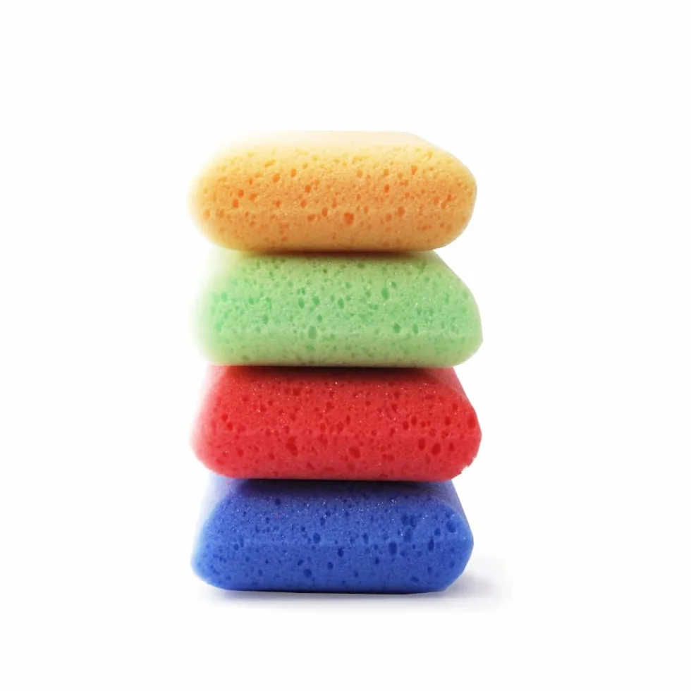 MartiniSPA Massage Color Esponjas Cuadradas Suaves Familia 37 G 4 Unidades