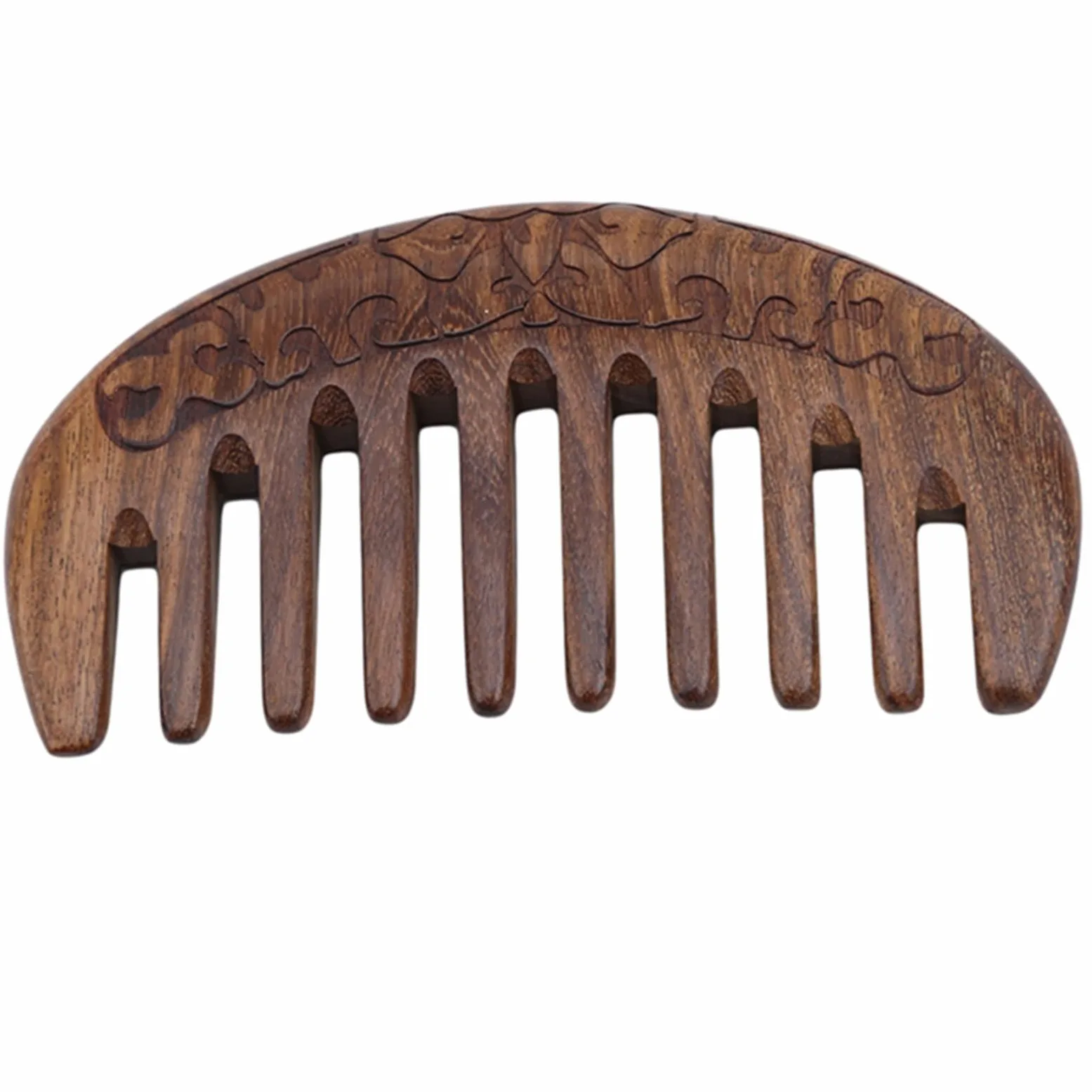 MRKU Peines para el Cabello Peines de Bolsillo de Madera Peines de Dientes Anchos Peines para Barba Herramientas para peinar el Cabello Peines delicados Cepillo para el Cabello
