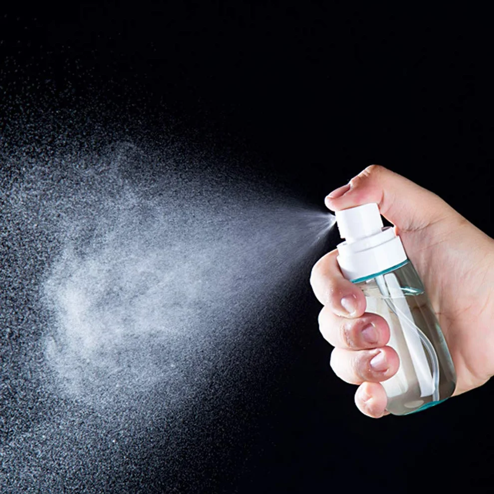Atomizadores de líquido 3 piezas 30 ml 60 ml 80 ml Botellas de viaje Frascos de spray vacías para Maquillaje Cosmético