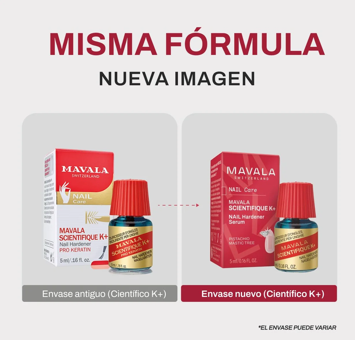 Mavala Científico K+ Gel Endurecedor de Uñas Vegano 5 ml