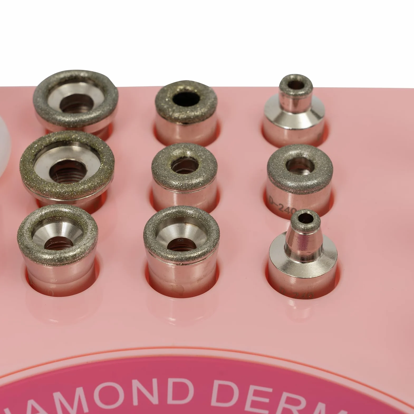 Máquina de dermoabrasión de microdermoabrasión de diamante 3 en 1,9 puntas de diamante,Succión ajustable,Cuidado integral de la piel,Limpio e hidratado