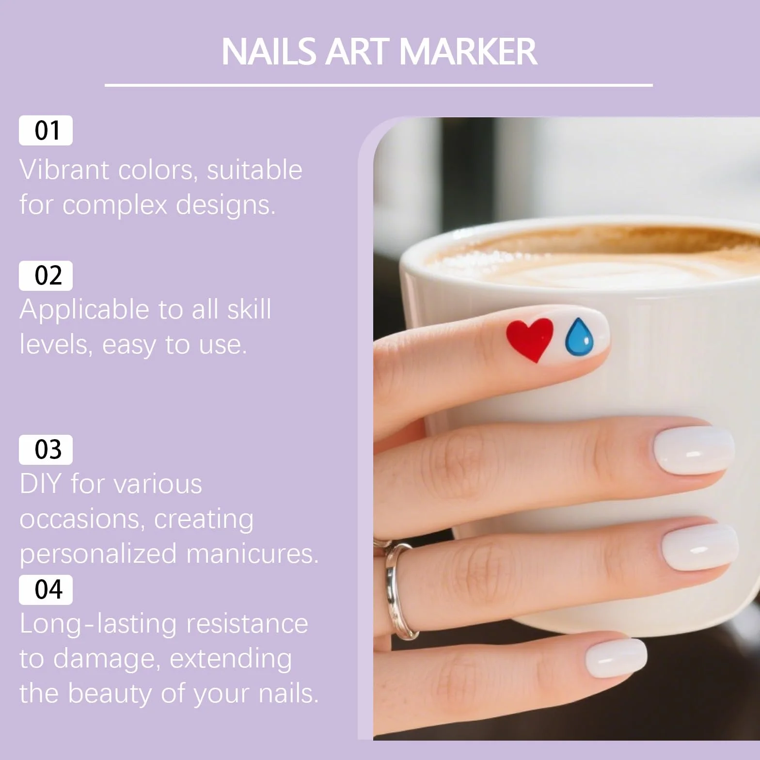 Juego de 12 lápices de uñas de colores para uñas de gel, lápices de graffiti de secado rápido, herramienta de dibujo de uñas (7 unidades)