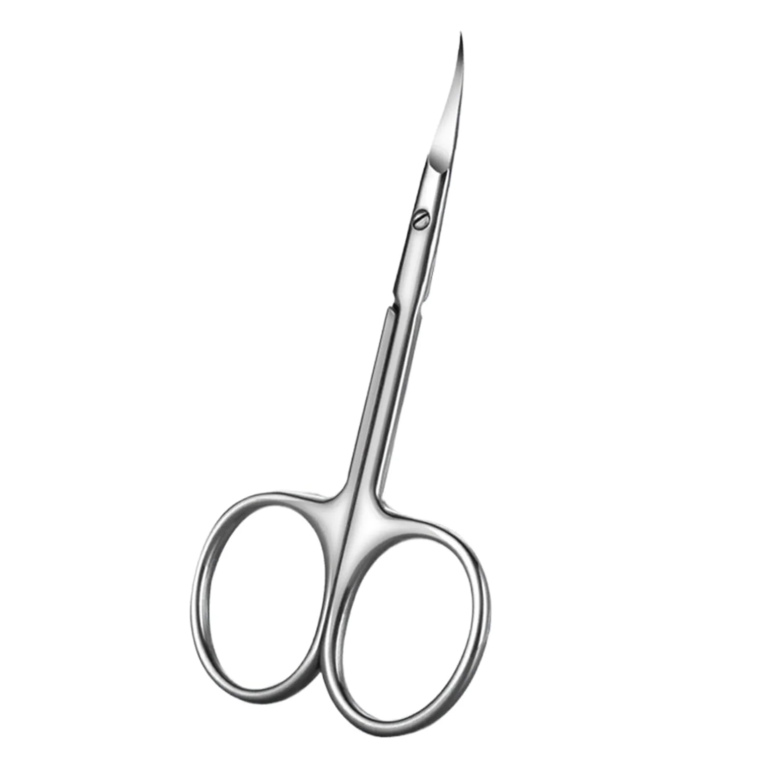 1 Pieza de Tijeras for cutículas, afiladas, de precisión, con Punta Curva, for Piel Muerta y padrastros, recortador Profesional de cutículas.