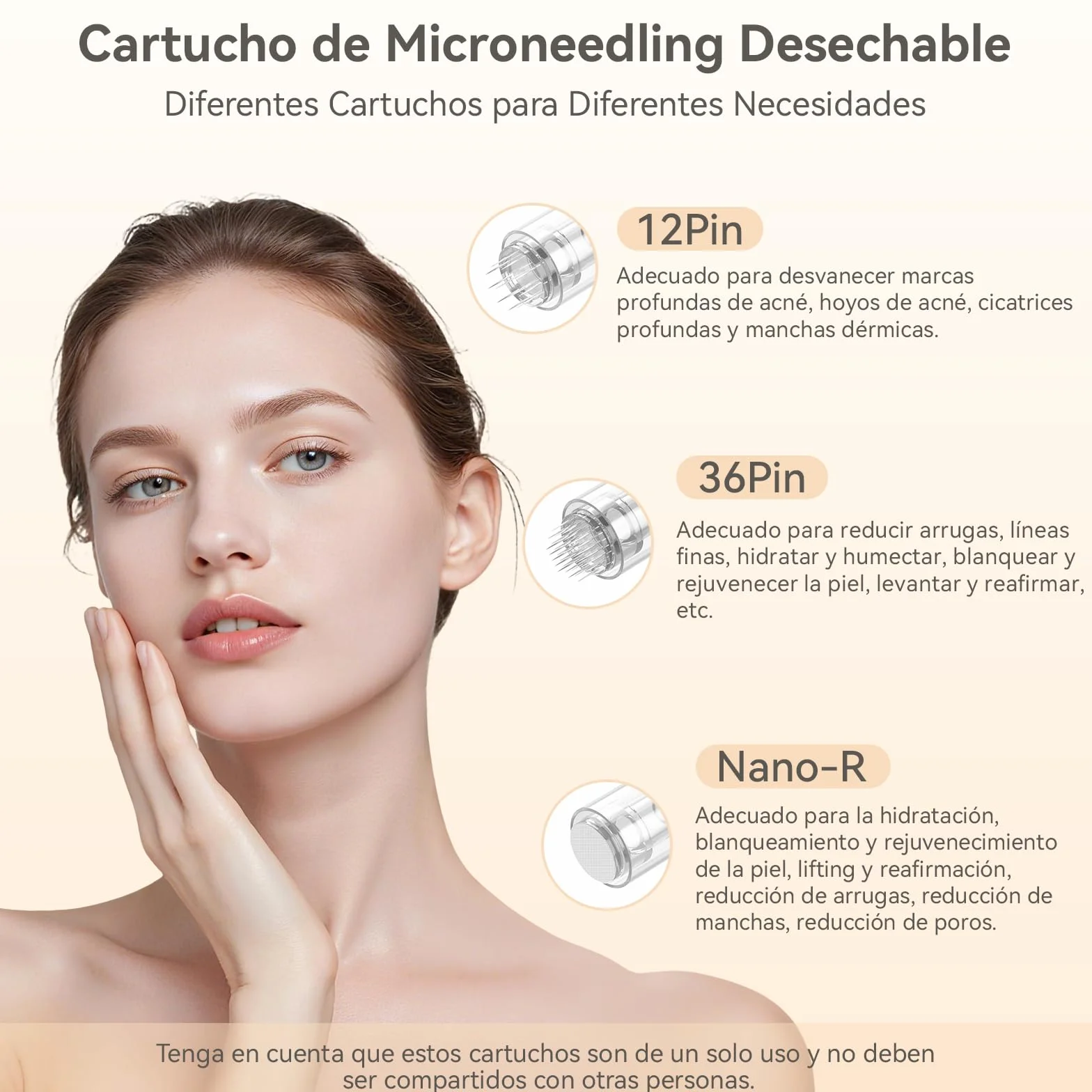 QUELLE Dermapen Profesional Kit Completo - Eléctrico Microneedling Pen con Pantalla LED, 6 Niveles de Velocidad y 16 Cartuchos