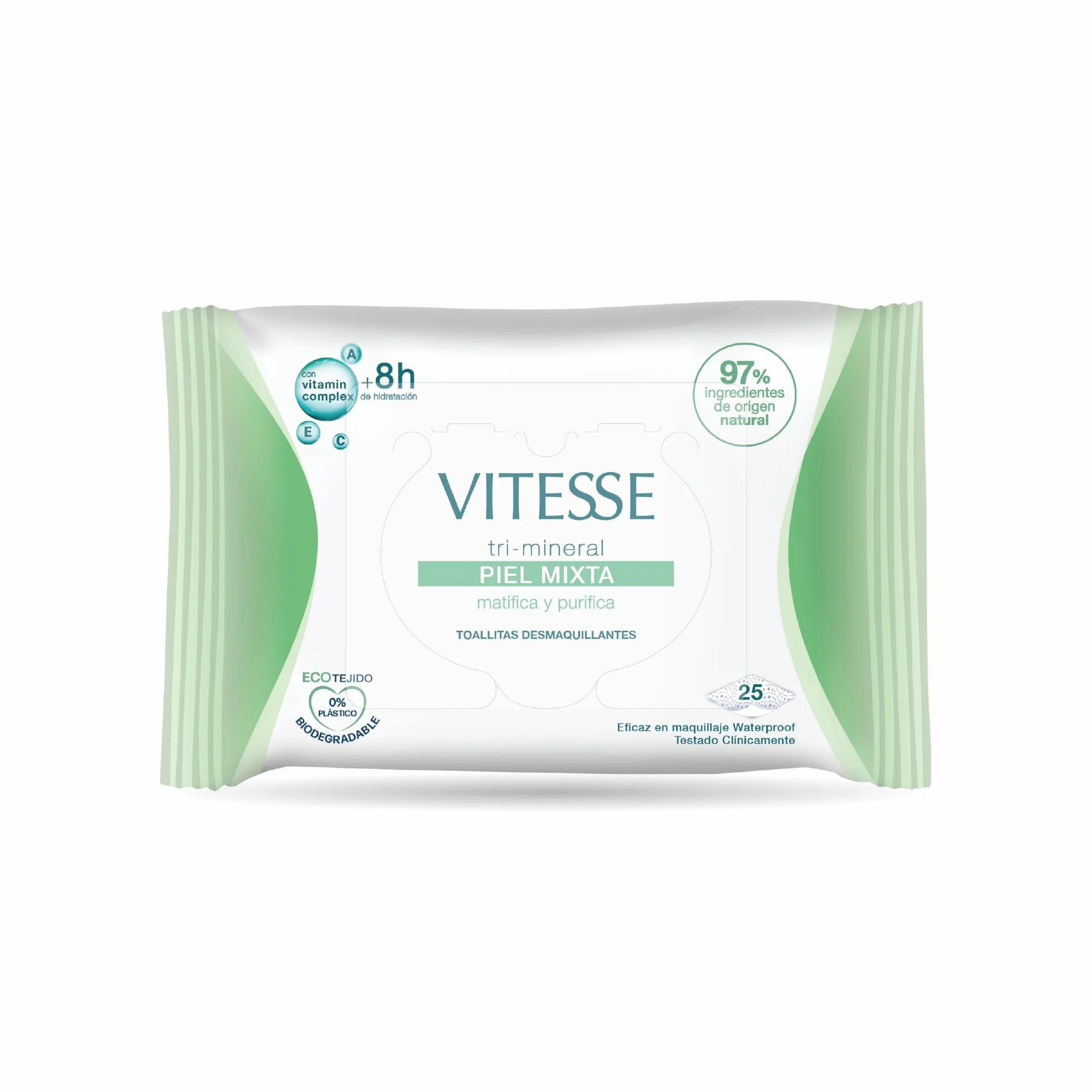 Vitesse Tri-Mineral Mixing Skin Cloths Makeup Remover 25