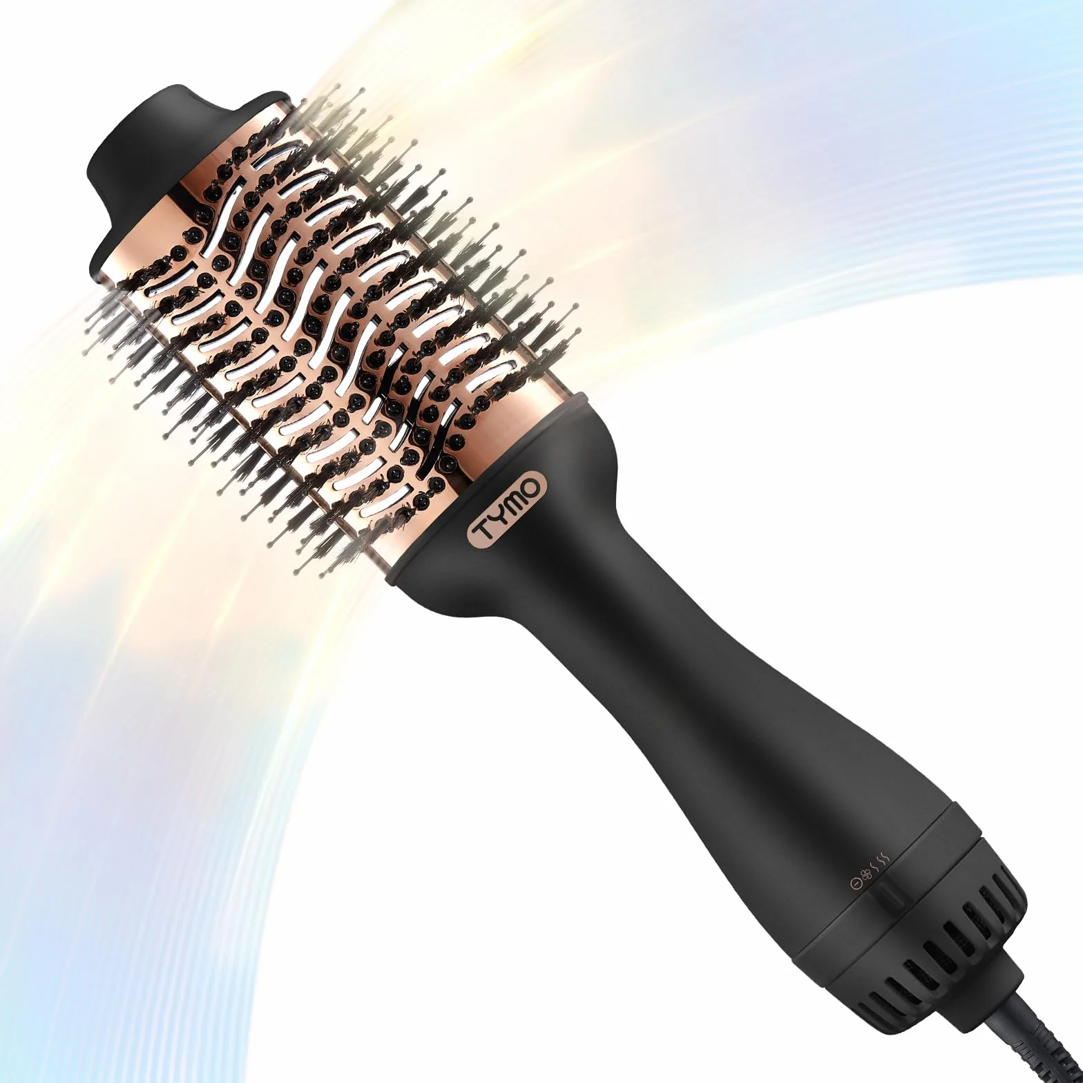 TYMO Cepillo Secador de Pelo 4 en 1 con Iones 1200W Dorado