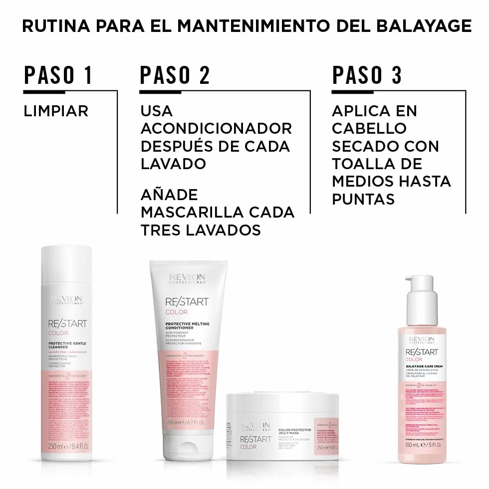 REVLON PROFESSIONAL RE/START COLOR Balayage Care Cream 150ml Sin Aclarado Protector del Calor