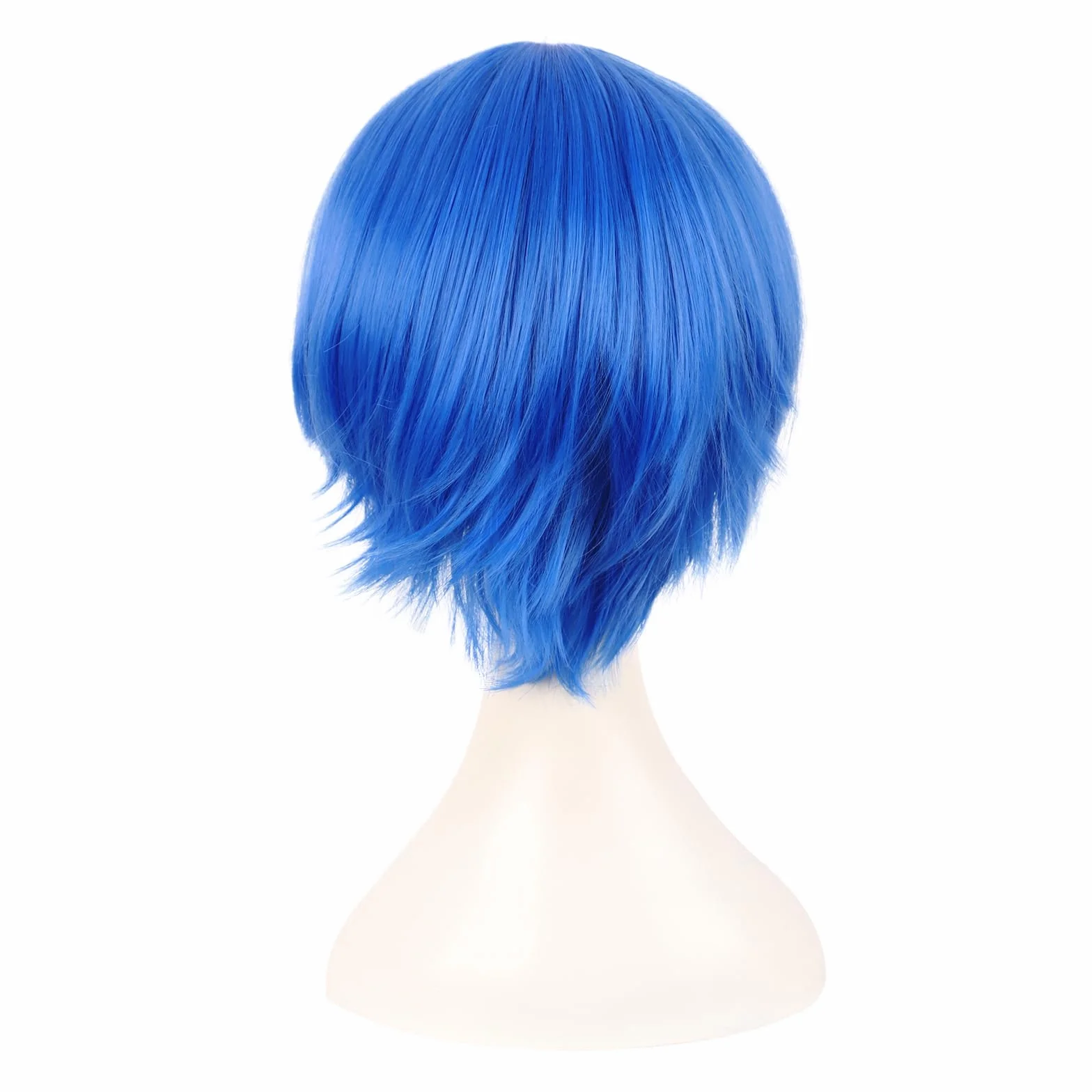 MapofBeauty 30 cm Monochrom Side Flequillo Corto Lacio Pelucas Alta-temperatura Fibras Cosplay