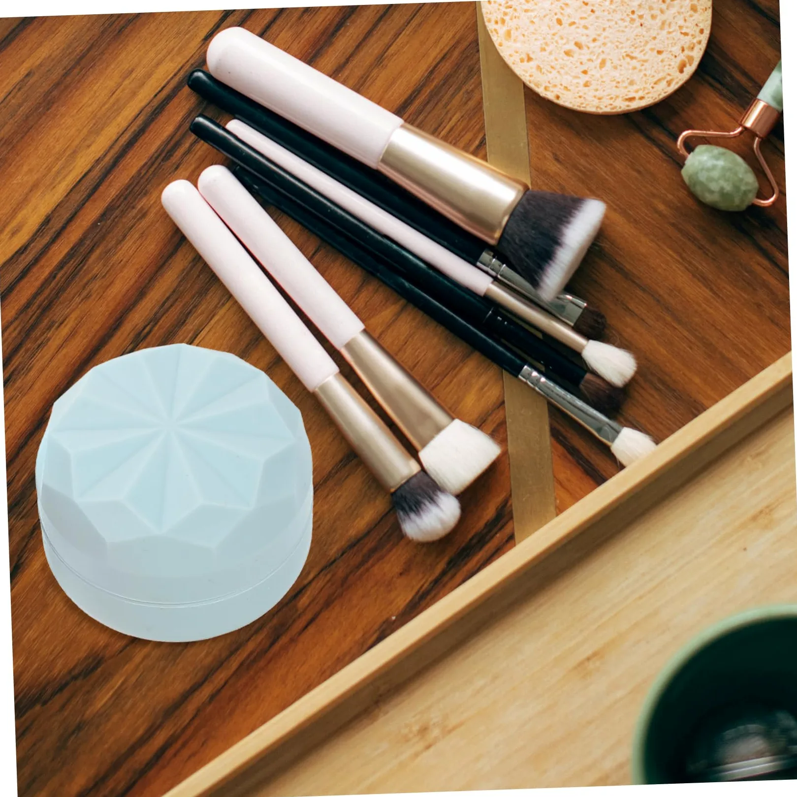 Healeved 20piezas Frascos De Silicona Rellenables De Contenedores De Crema Para Viaje Diseño y Compacto Para Cosméticos y Lociones