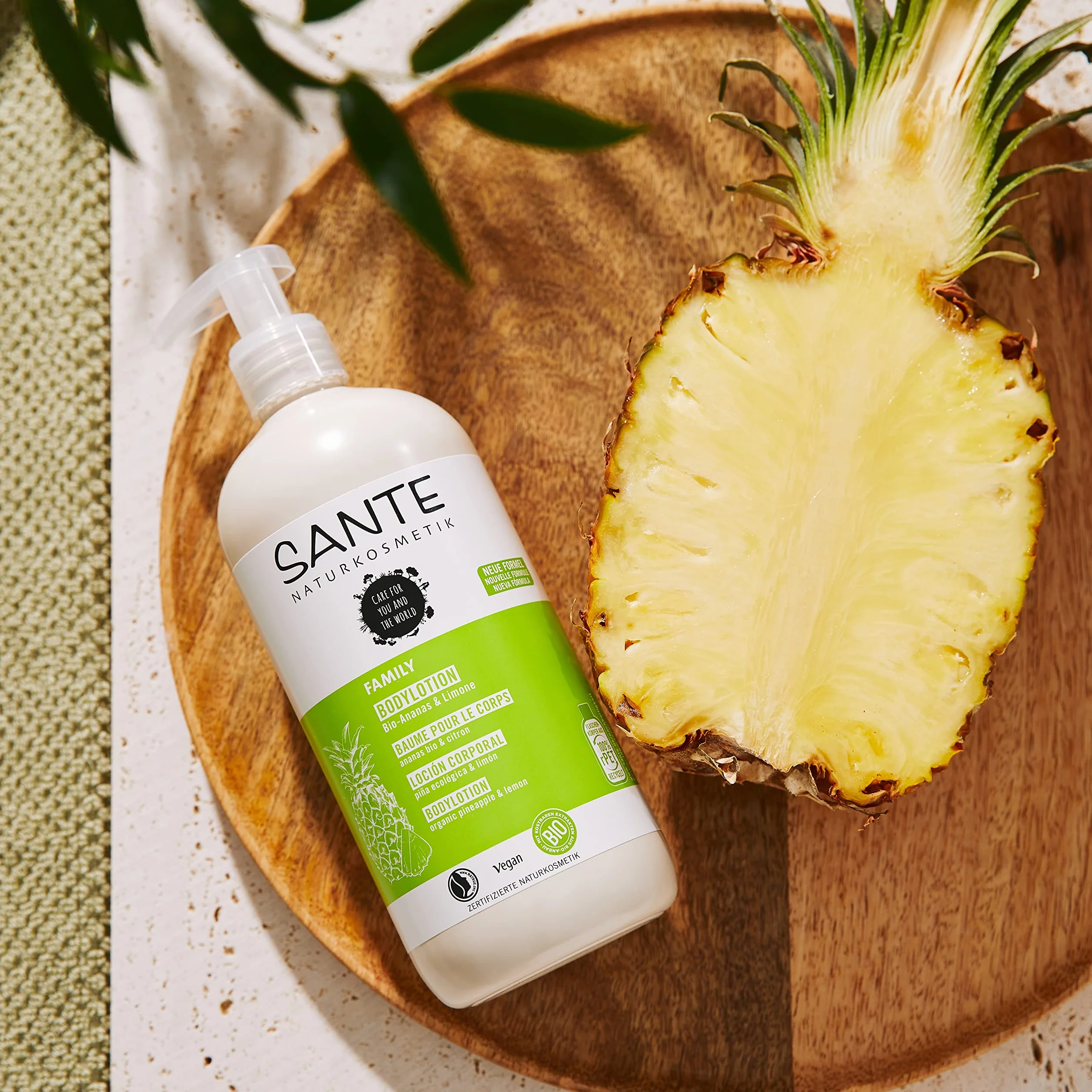 Loción corporal piña y limón Sante 500 ml