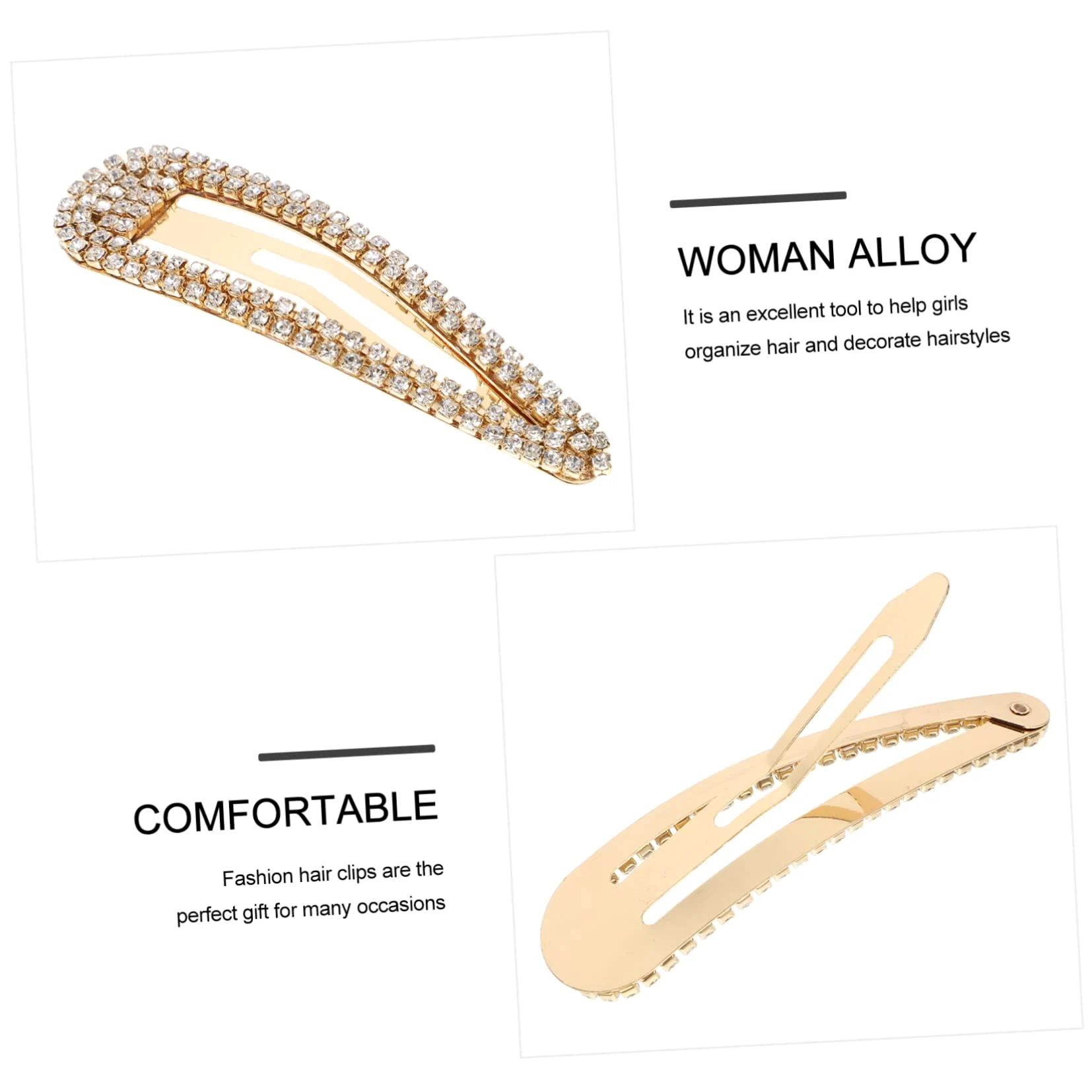 minkissy 50piezas Horquillas Rhinestone Para Mujer y Niñas Clips De Pelo Elegantes Para Bodas y Fiestas Accesorios De Moda Para Peinados Diarios y Especiales