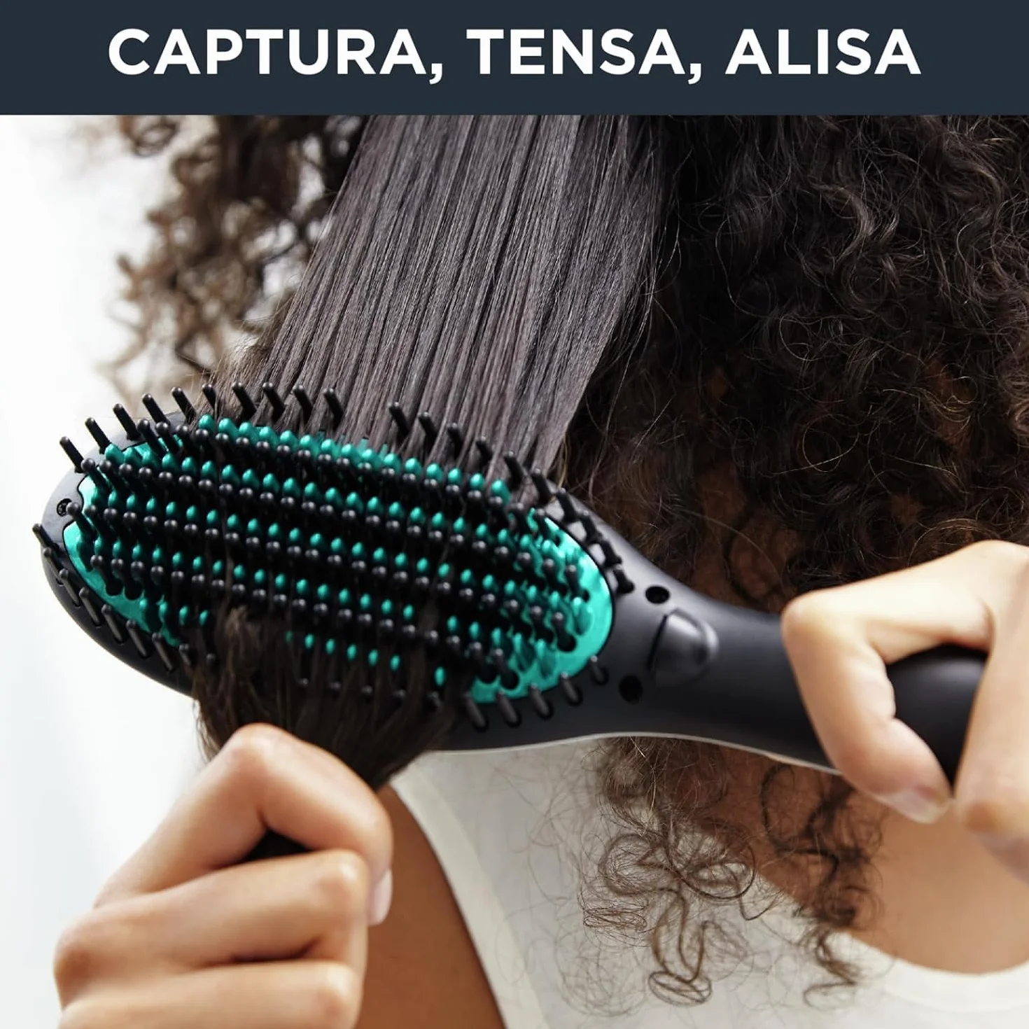 Rowenta Power Straight CF5820F0 Cepillo alisador con generador de iones temperatura regulable hasta 200º